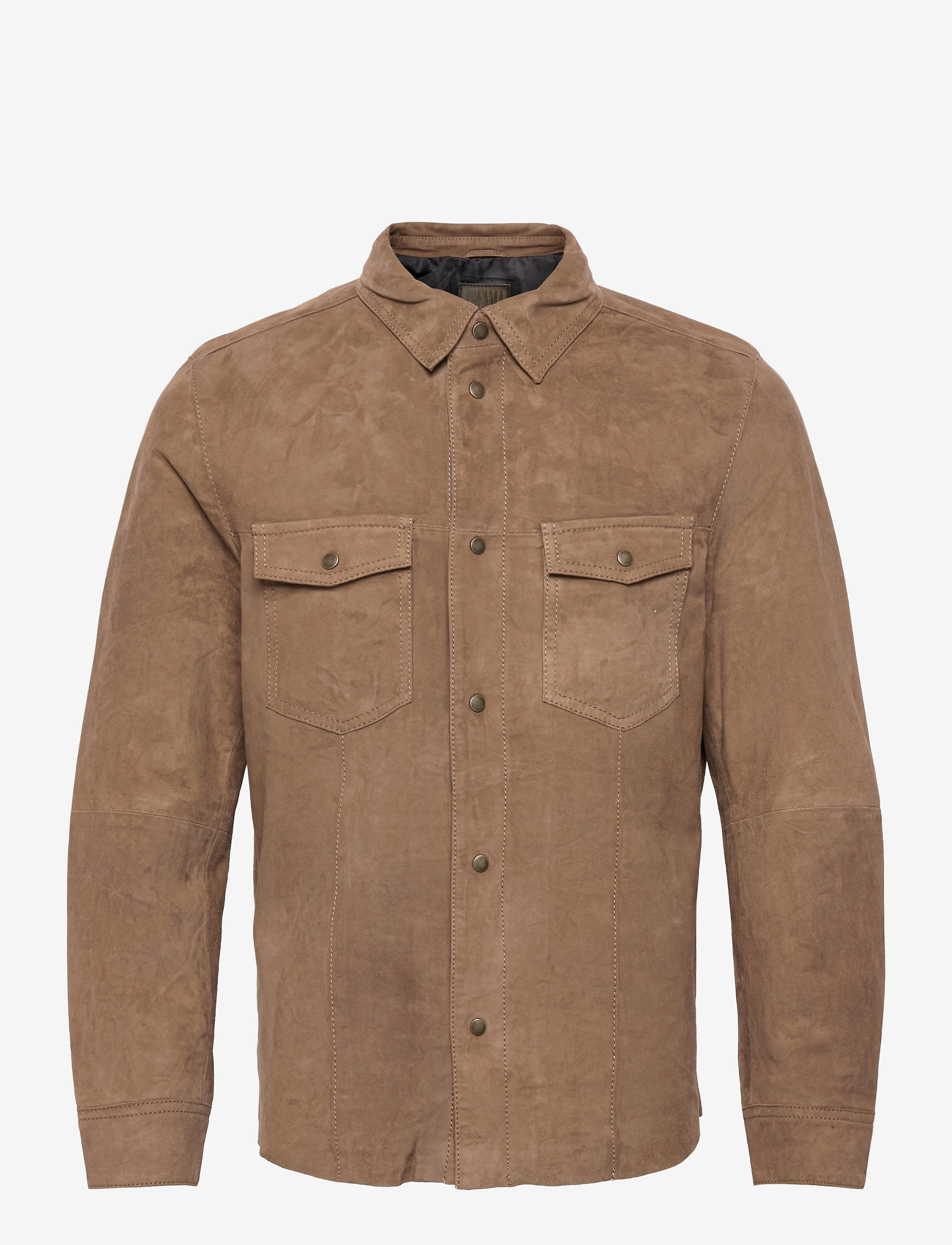 Jofama - Leo Suede Shirt - tobacco - 1