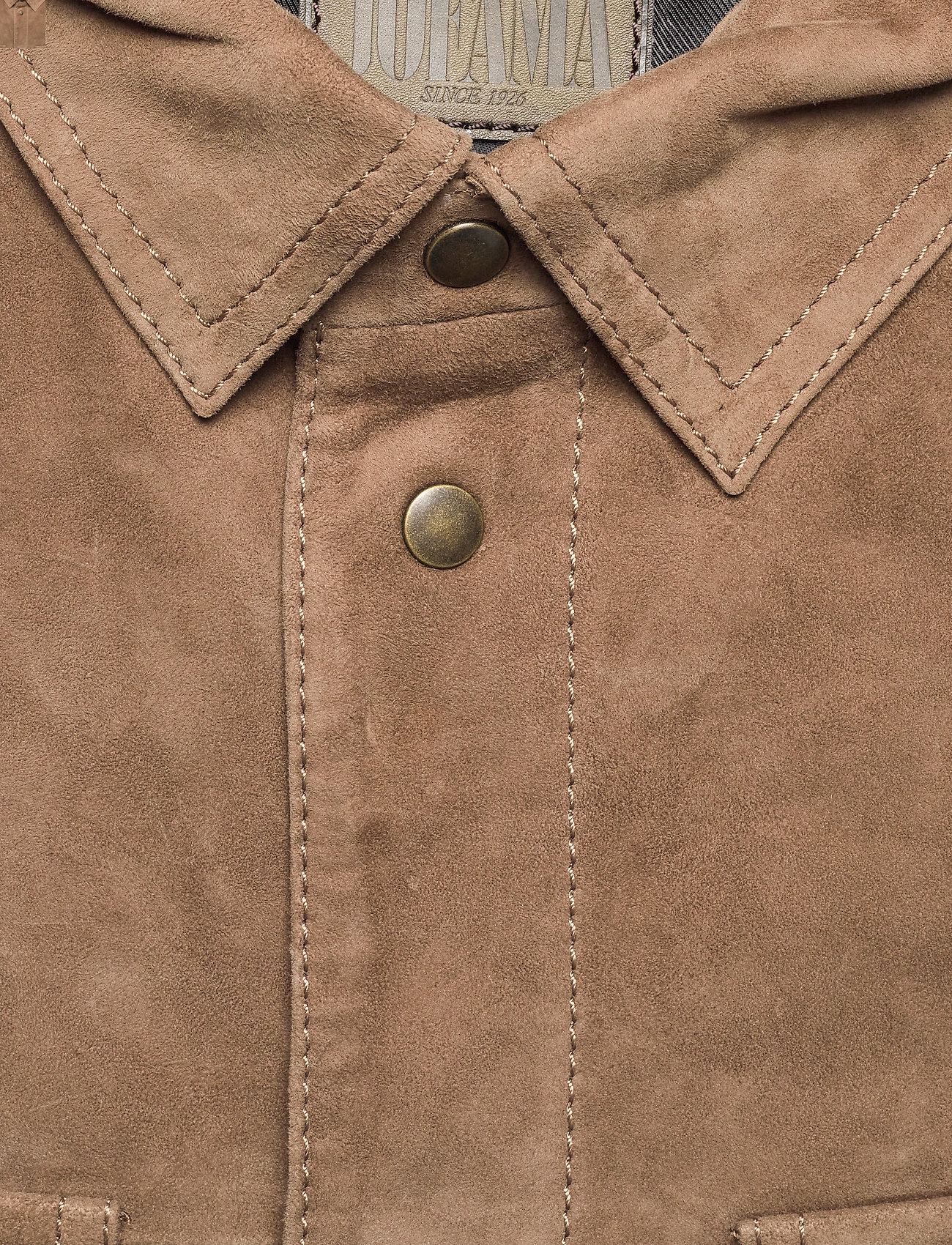 Jofama - Leo Suede Shirt - tobacco - 5