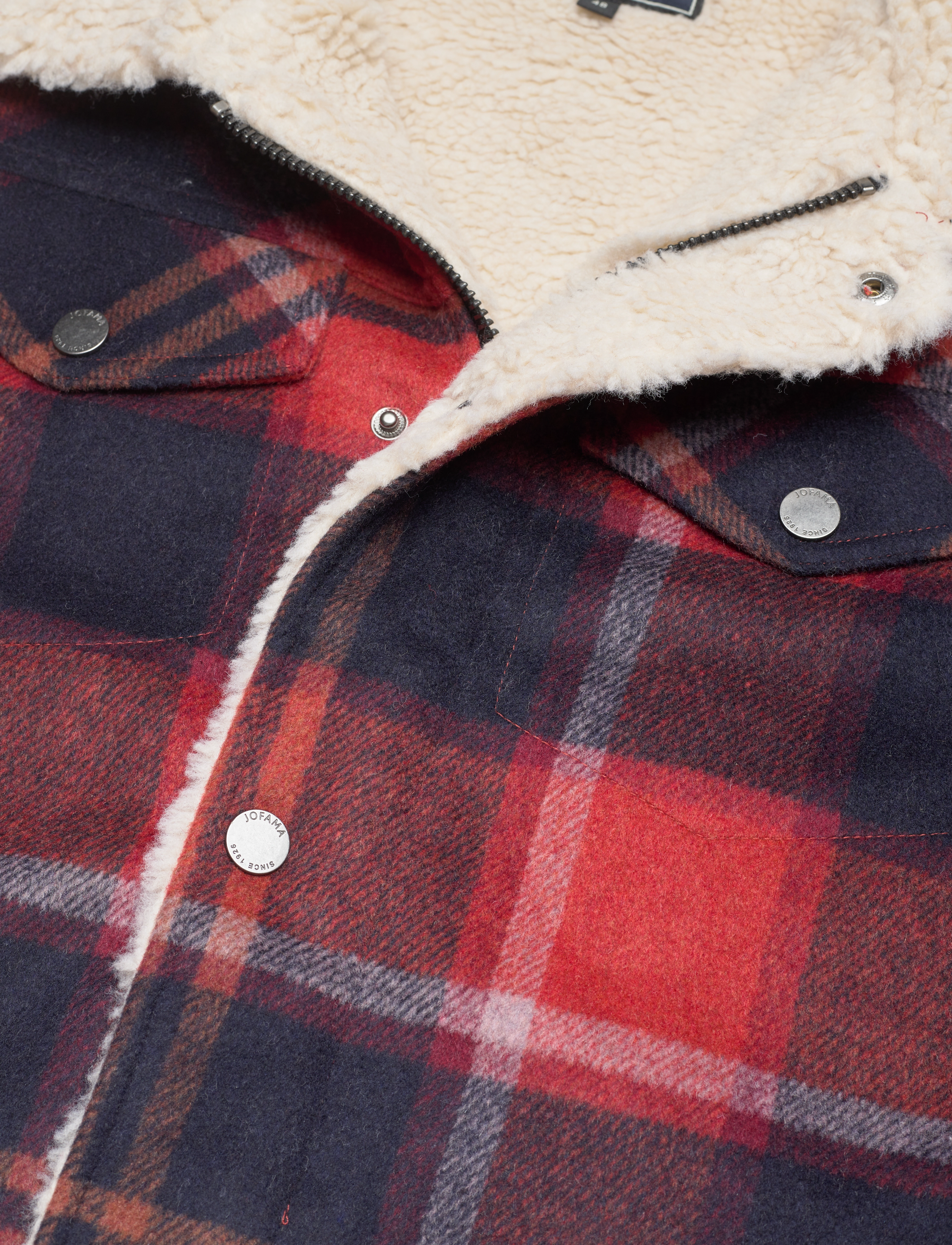 Jofama - Harvey Wool Trucker Jacket - ytterkläder - cayenne - 2