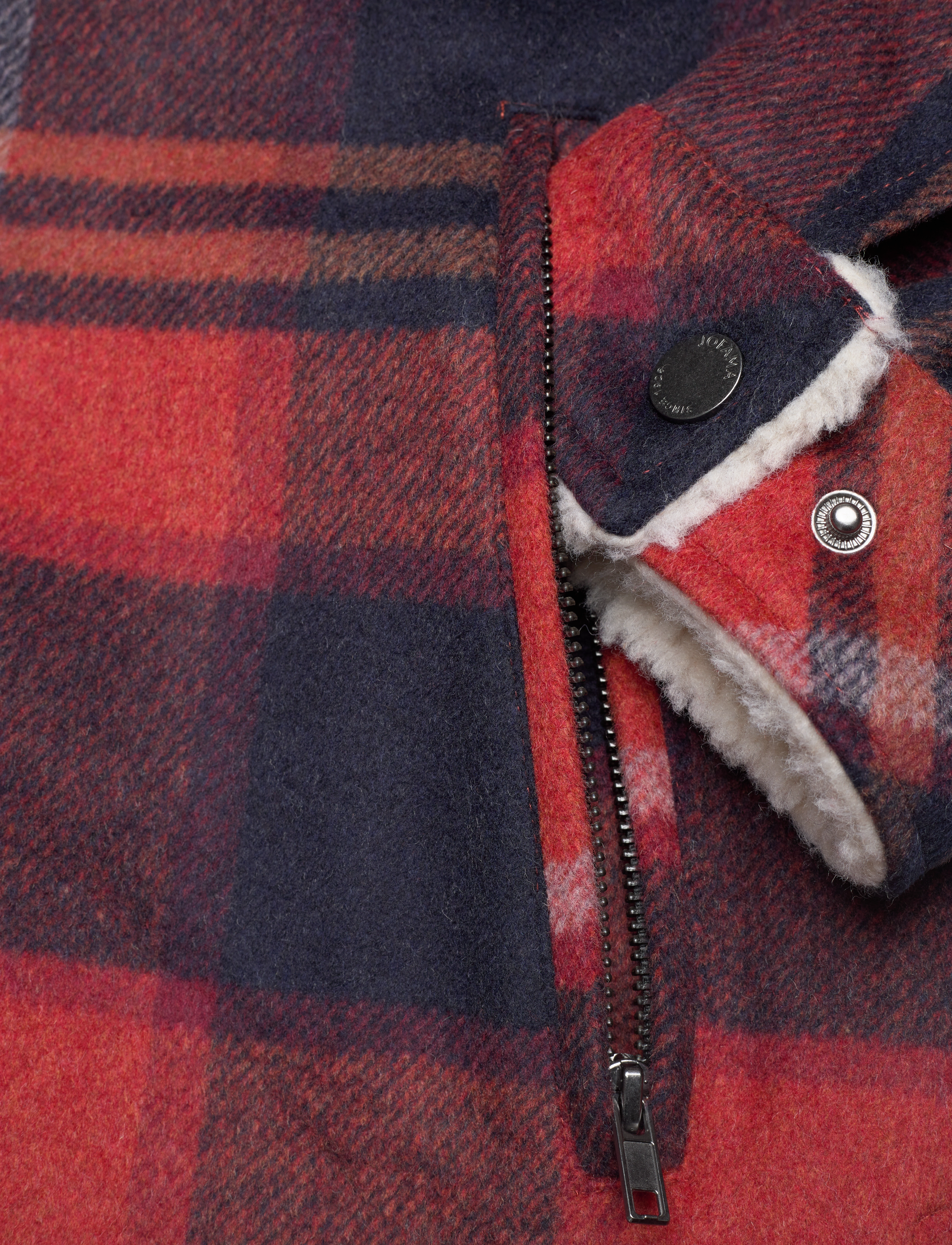 Jofama - Harvey Wool Trucker Jacket - ytterkläder - cayenne - 3