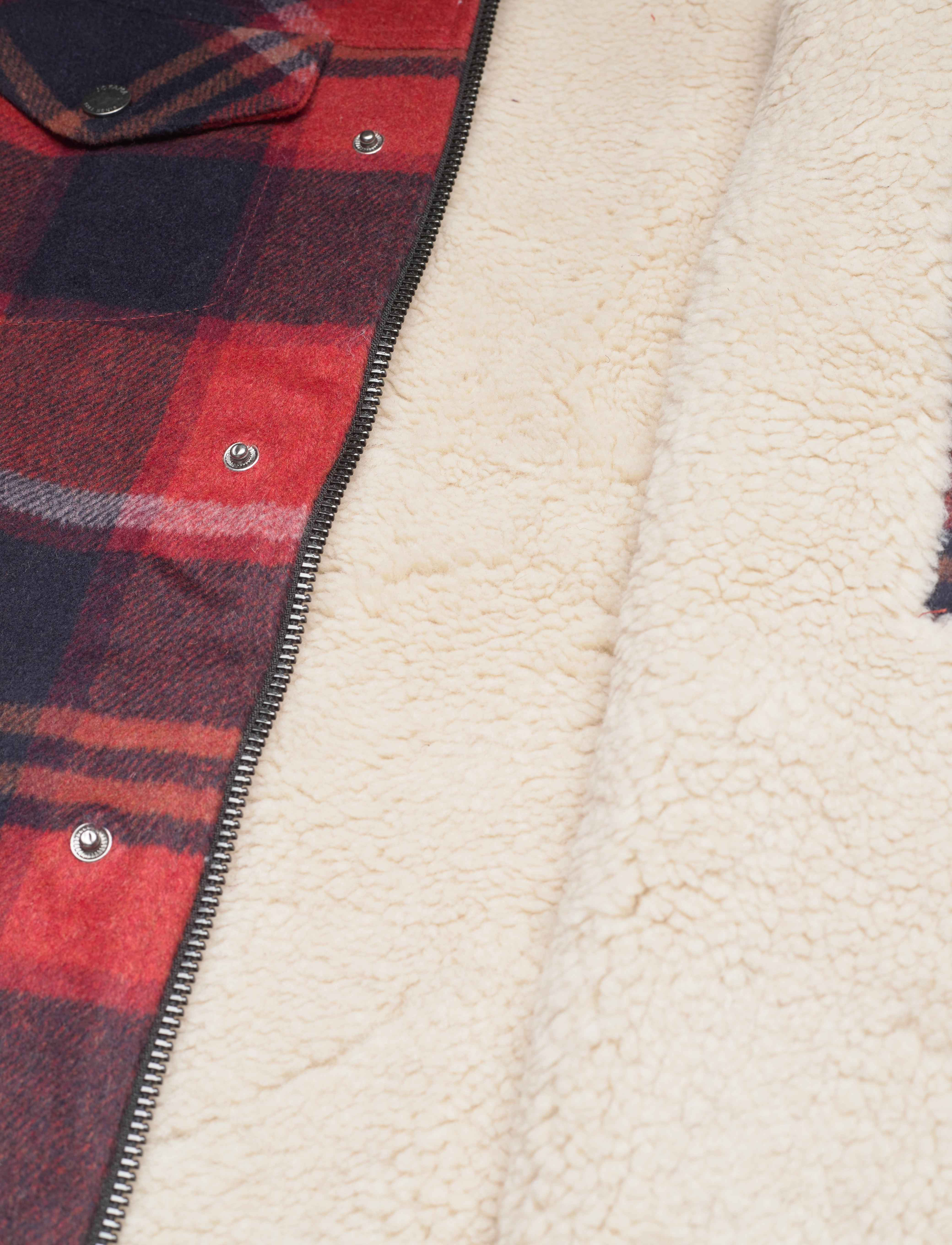 Jofama - Harvey Wool Trucker Jacket - ytterkläder - cayenne - 4