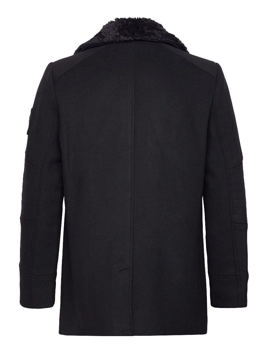 Jofama - Archie Wool Field Coat - jackor - black - 1