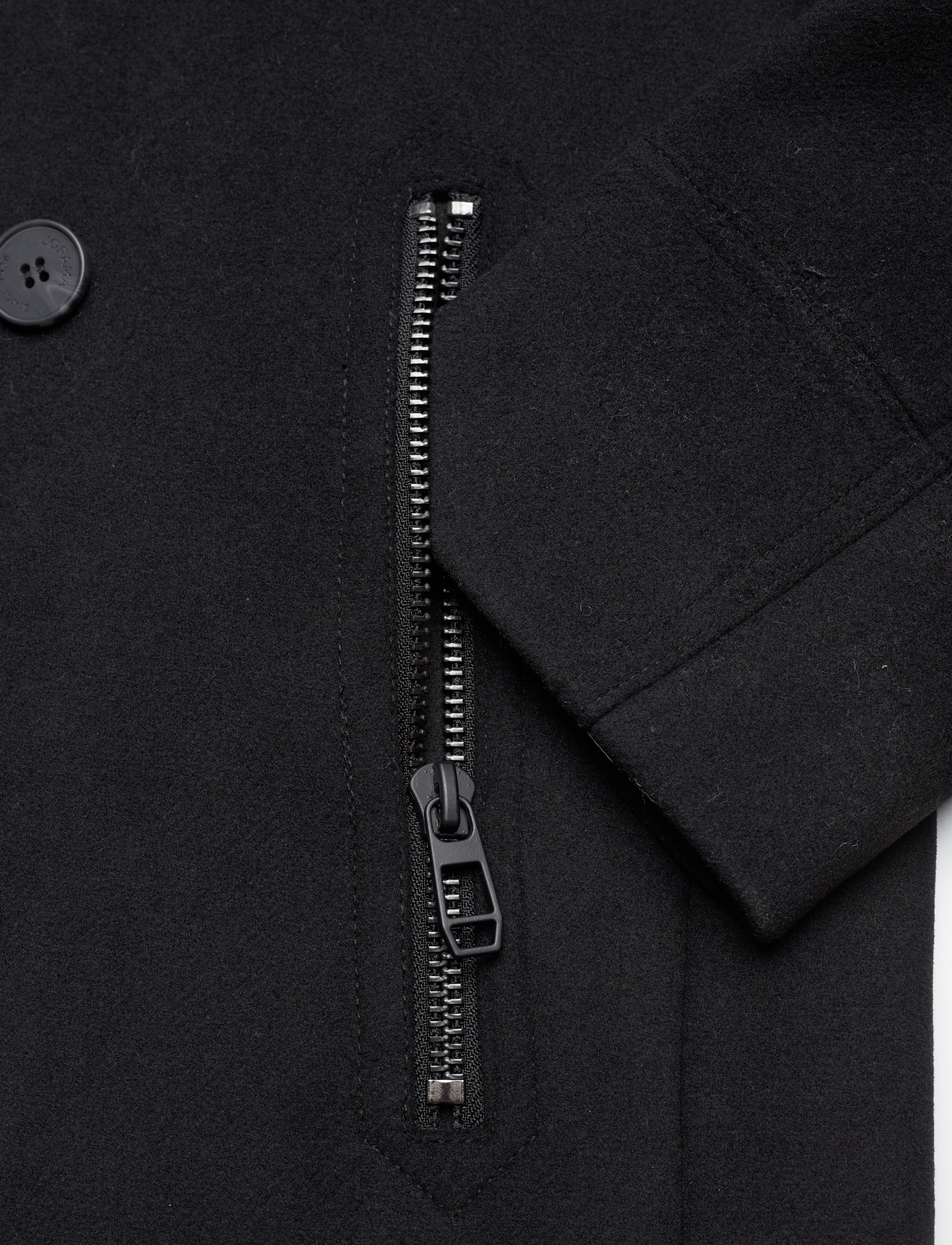 Jofama - Archie Wool Field Coat - jacken - black - 3
