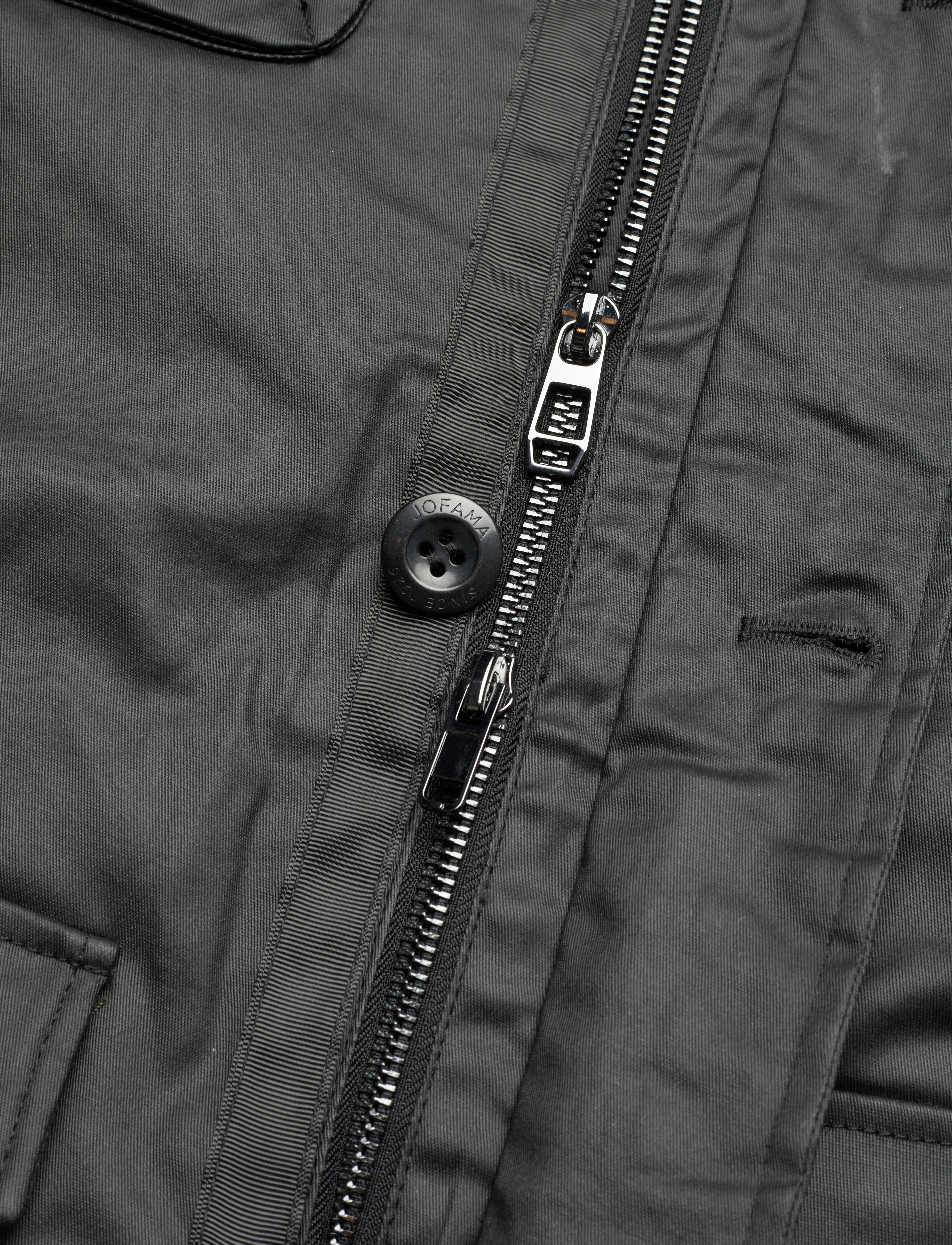 Jofama - Arthur Canvas Field Jacket - forårsjakker - black - 4