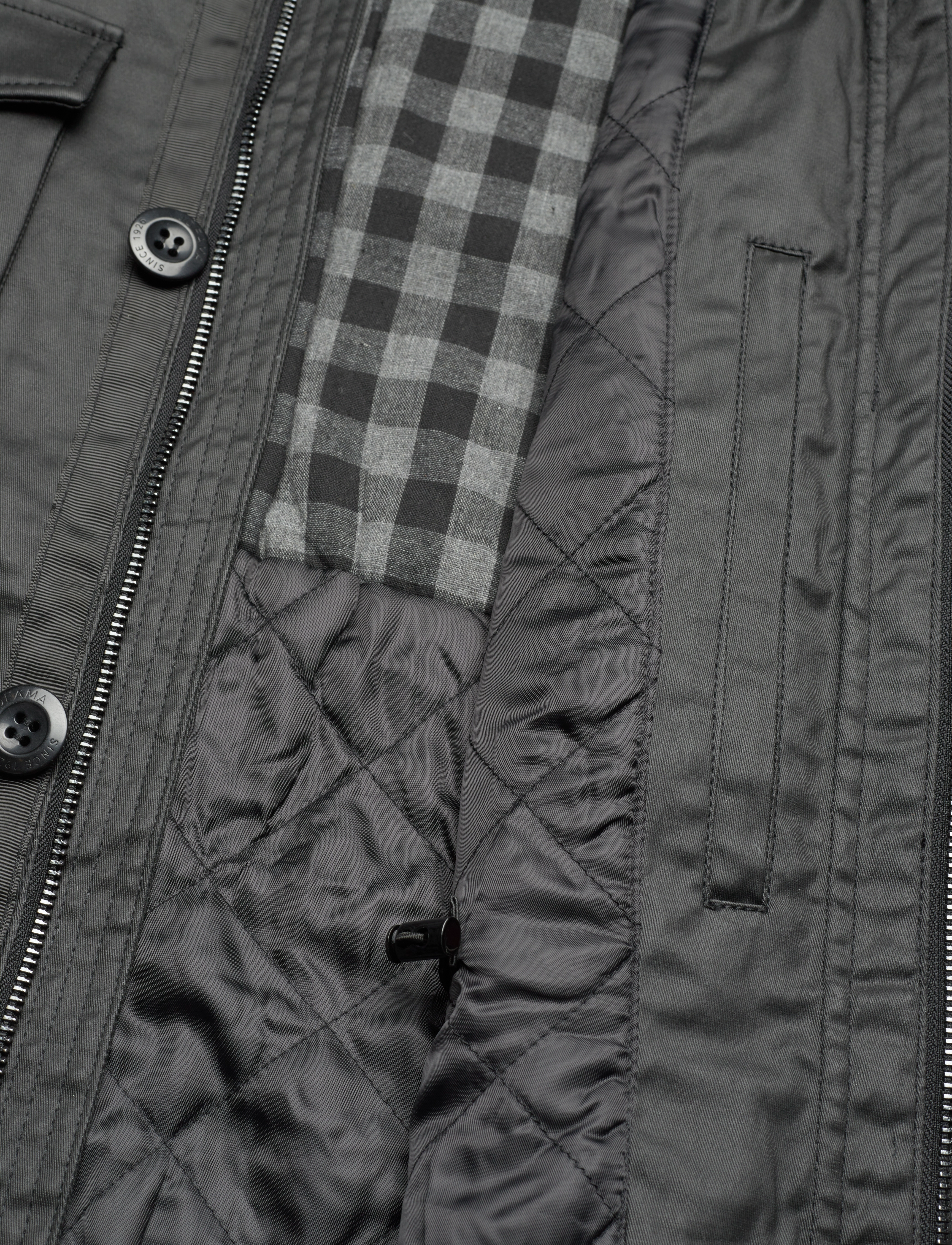 Jofama - Arthur Canvas Field Jacket - forårsjakker - black - 5