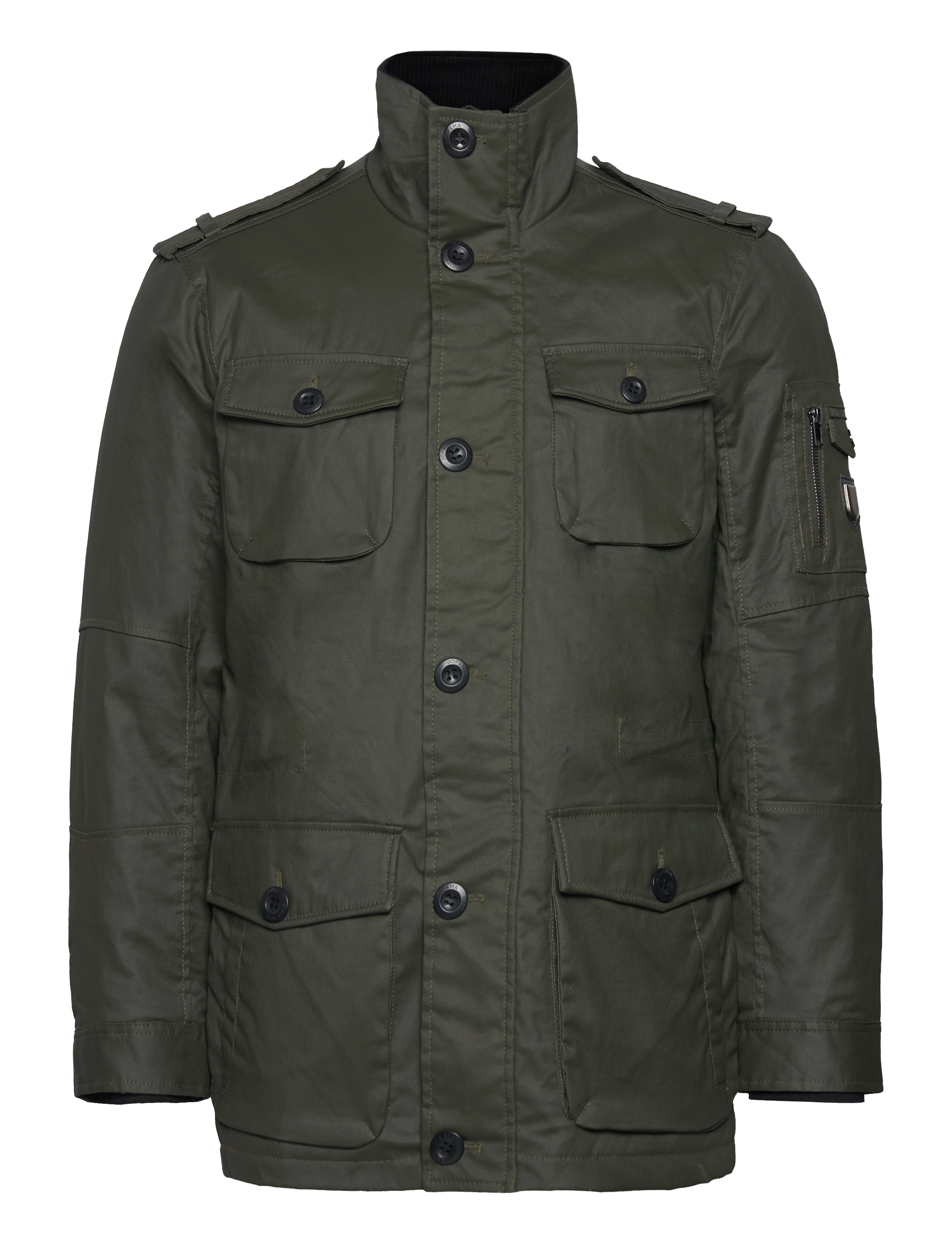 Jofama Arthur Canvas Field Jacket, 48, Khaki green, Jakker > Lette Jakker, Herre