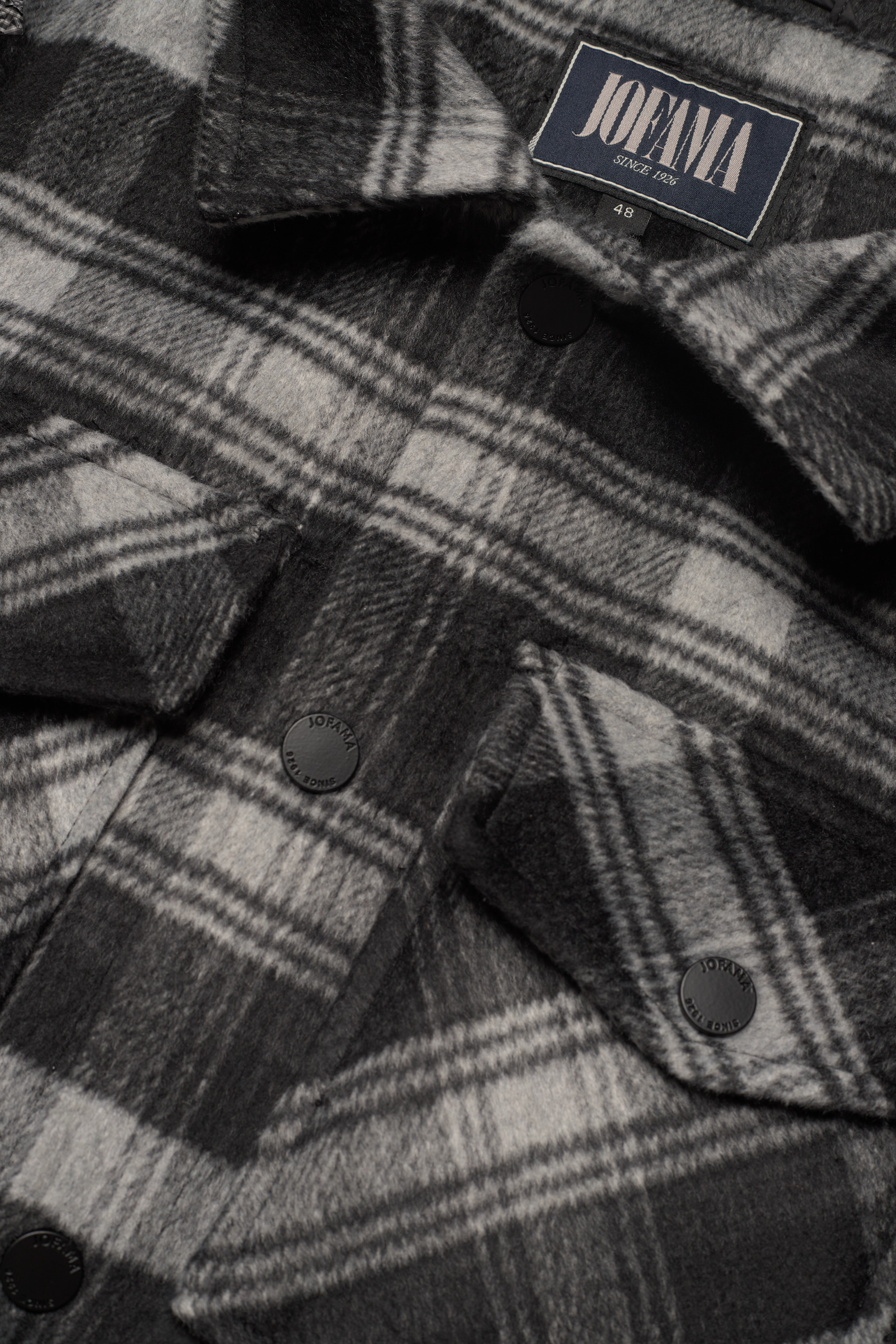 Jofama - Henry Overshirt - black/grey - 2