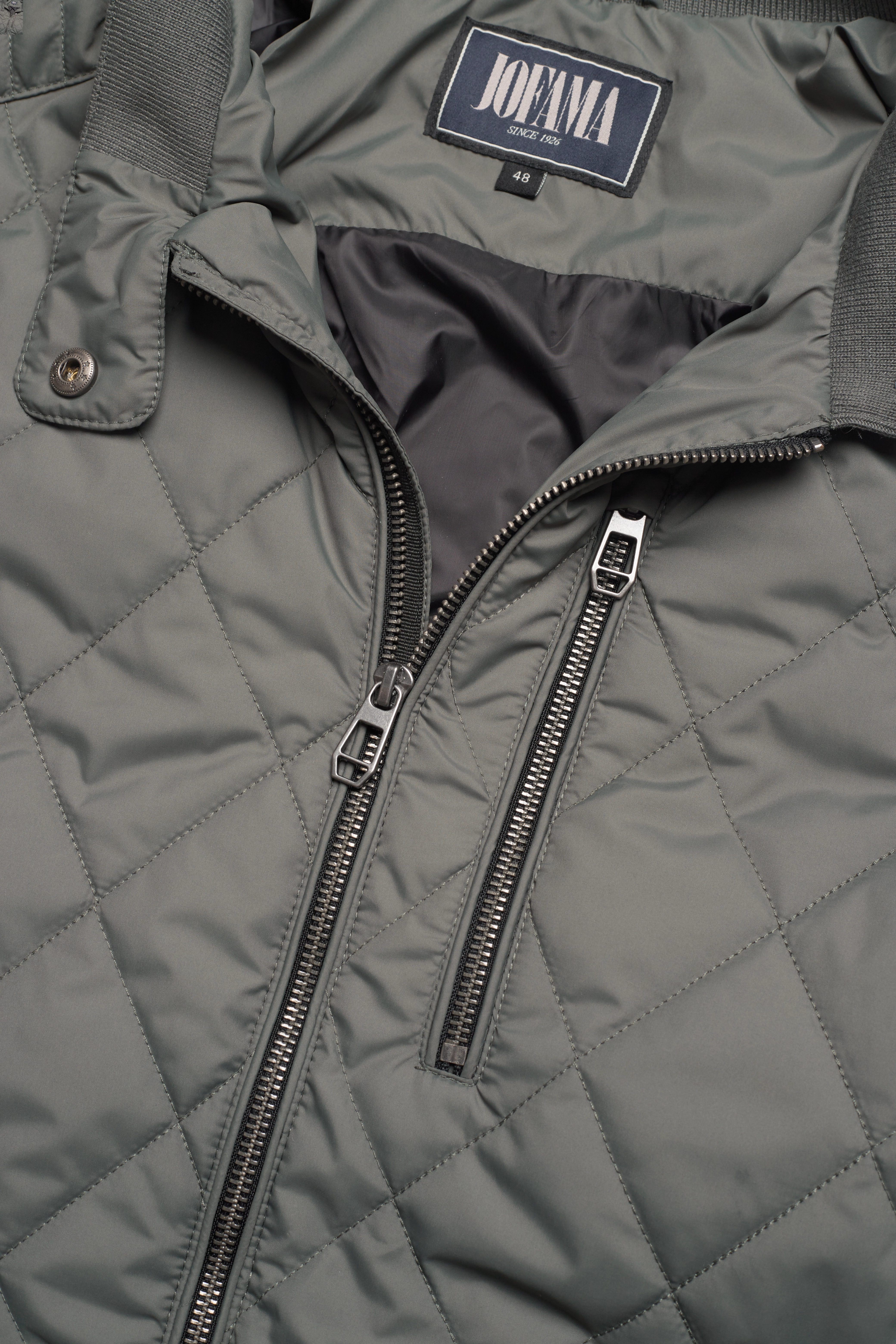 Jofama - Evan Quilted Jacket - jacken & mäntel - dusk green - 4