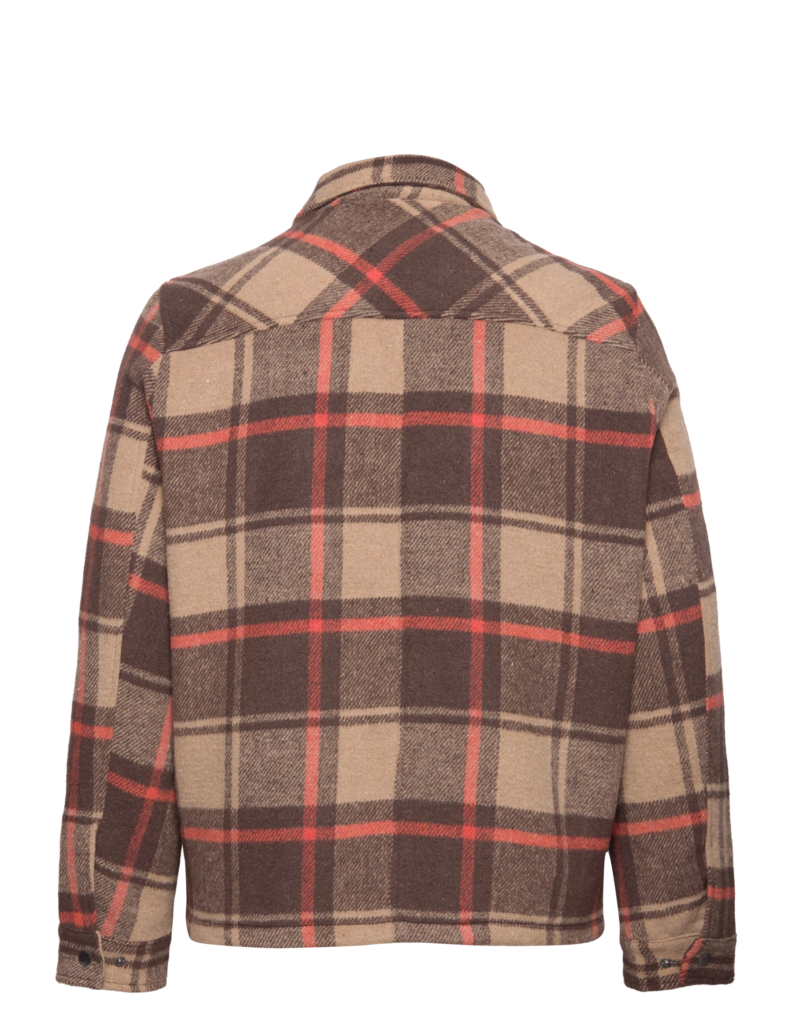 Jofama - Paul Checked Shirt - kollektionen - brown - 1
