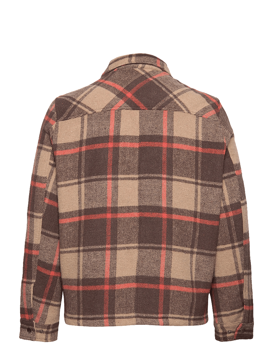 Jofama - Paul Checked Shirt - kollektionen - brown - 1
