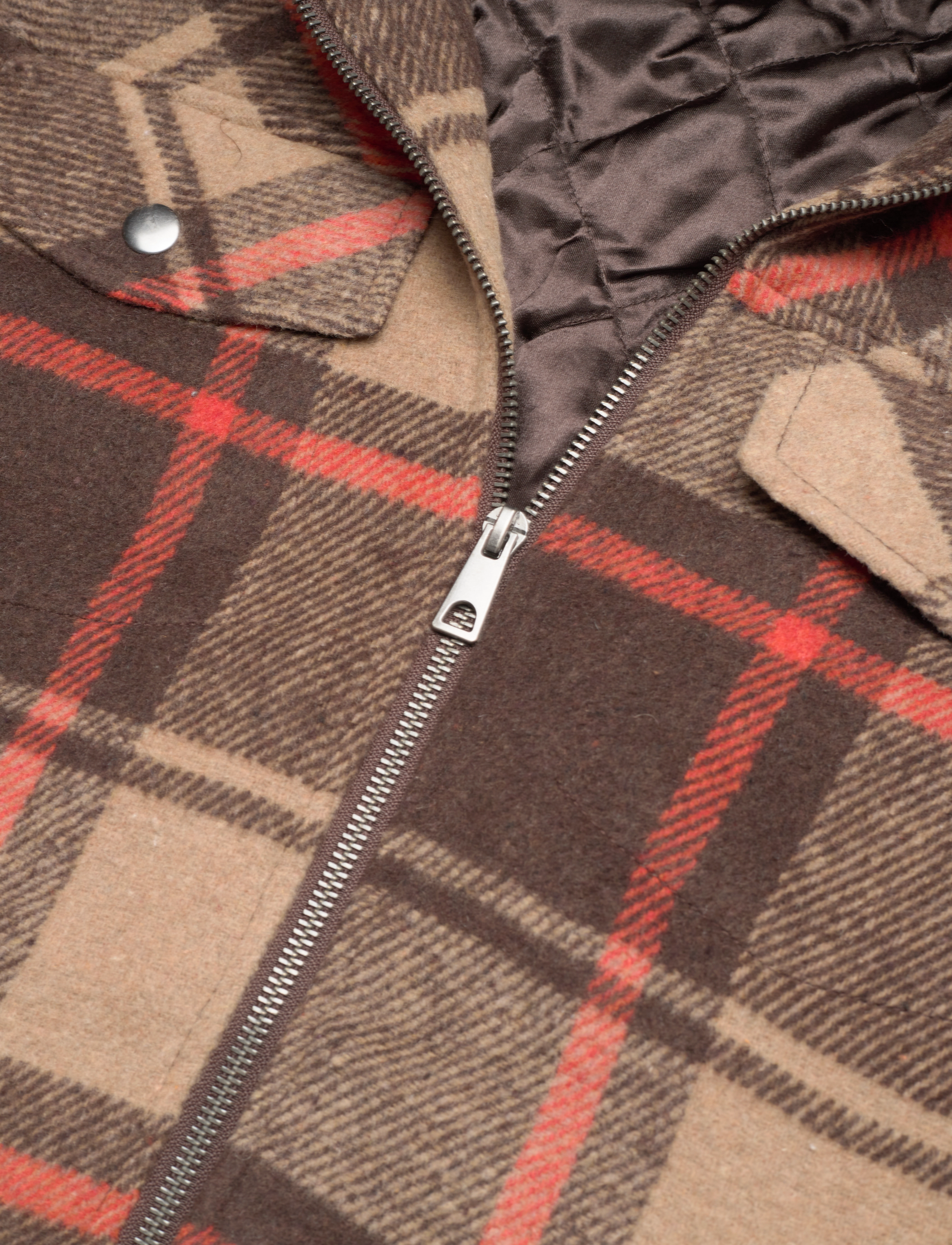 Jofama - Paul Checked Shirt - kollektionen - brown - 2