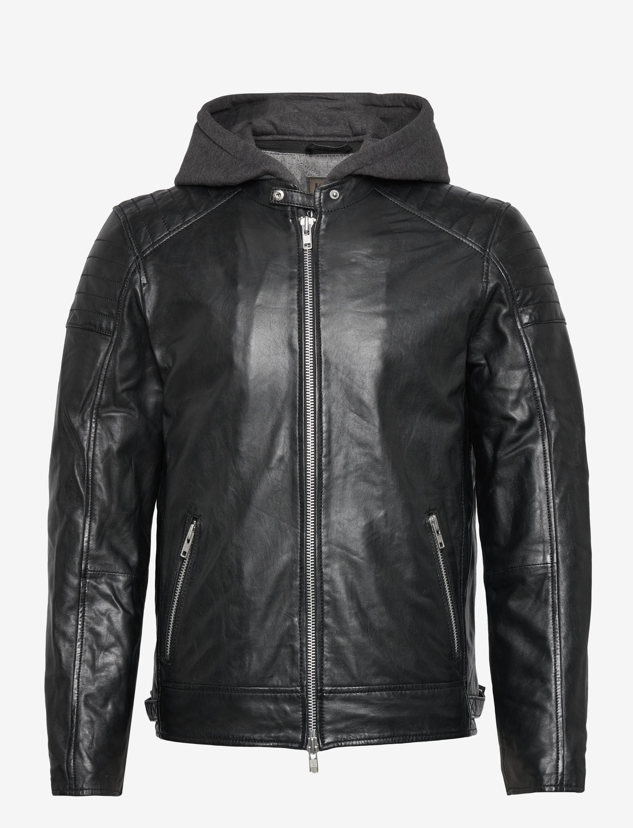 Jofama - Tom Hooded Racer - forårsjakker - black - 1