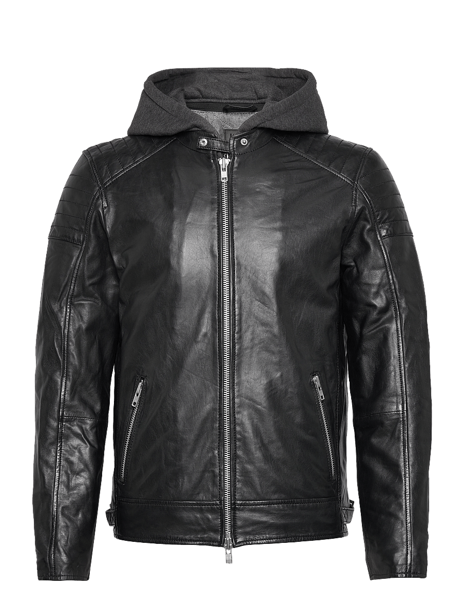 Jofama - Tom Hooded Racer - herbstjacken - black - 1