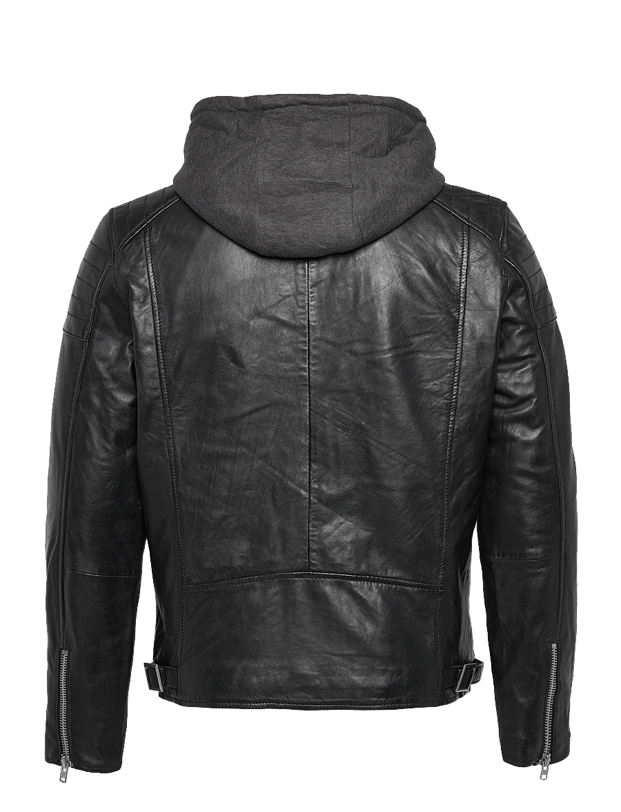 Jofama - Tom Hooded Racer - herbstjacken - black - 2