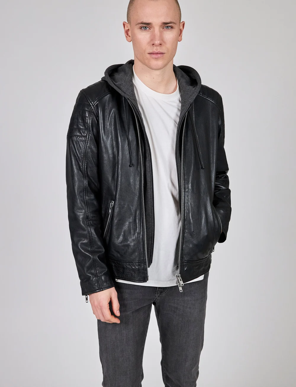 Jofama - Tom Hooded Racer - herbstjacken - black - 3