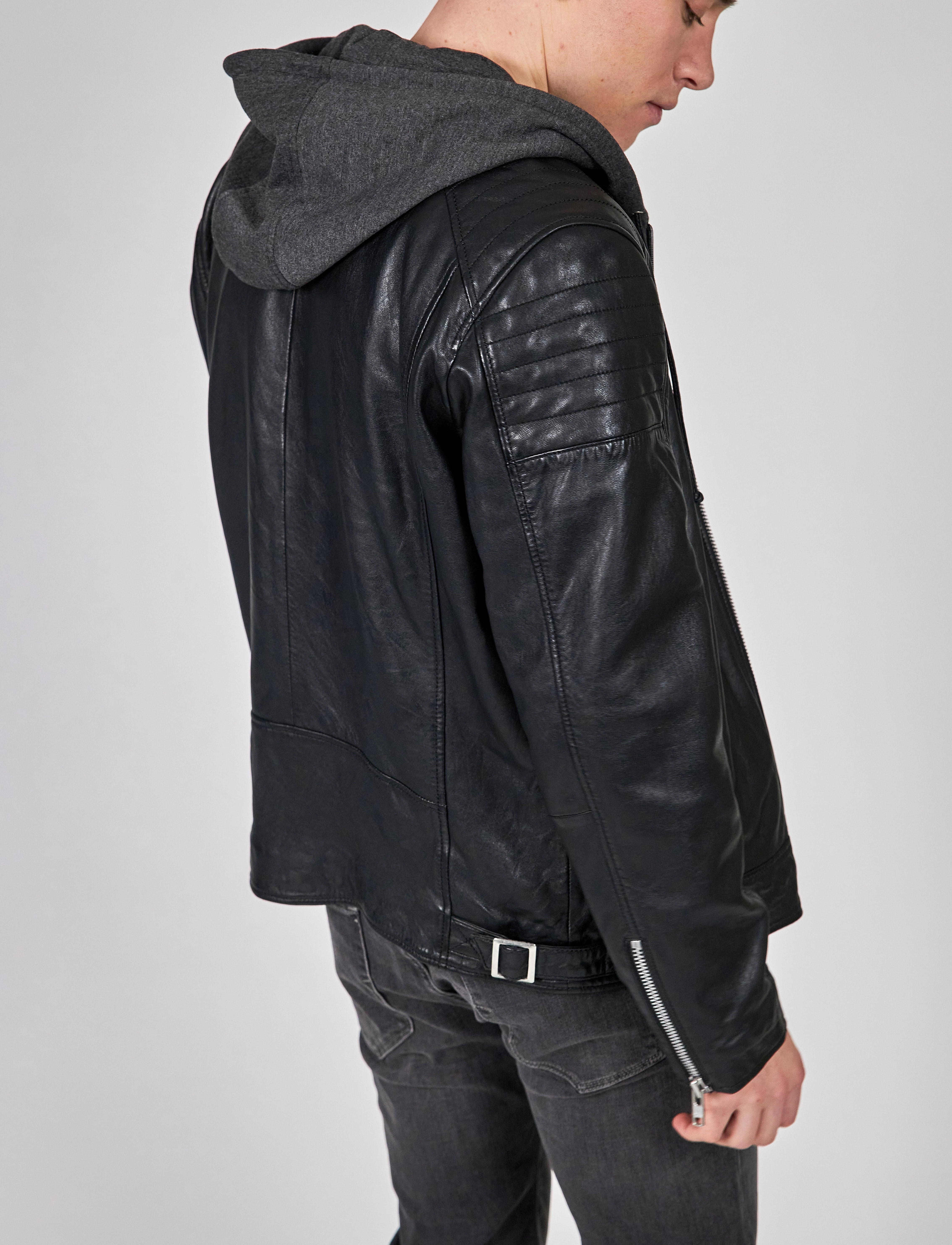 Jofama - Tom Hooded Racer - jacken - black - 4