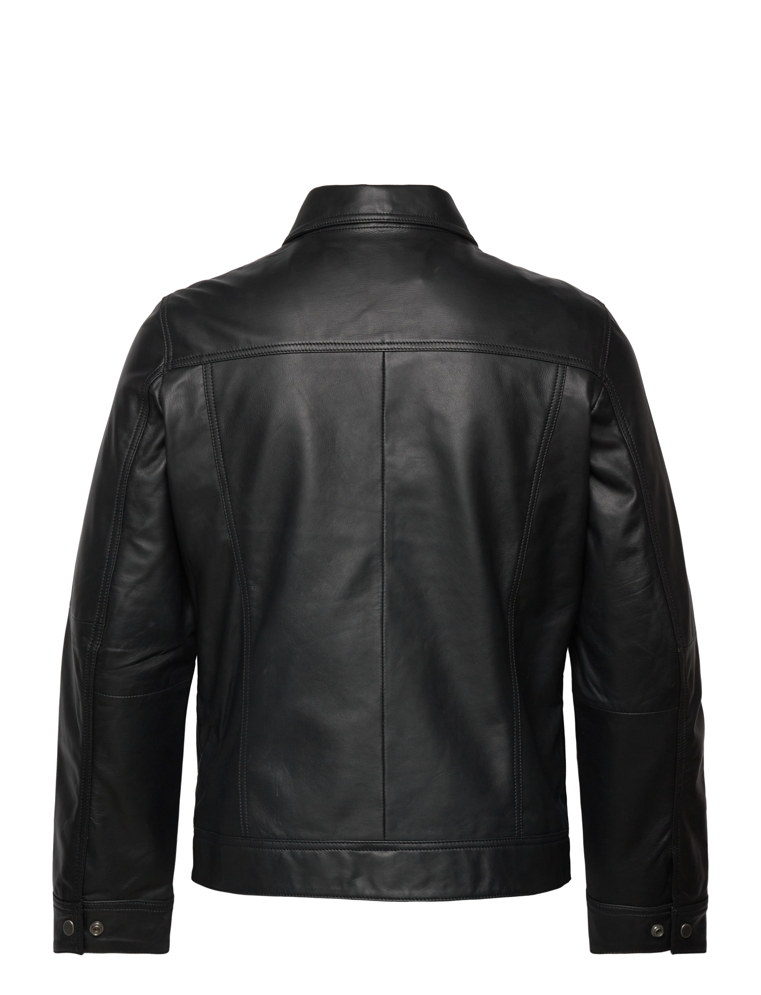 Jofama - Walter Leather Bomber Jacket - black - 1