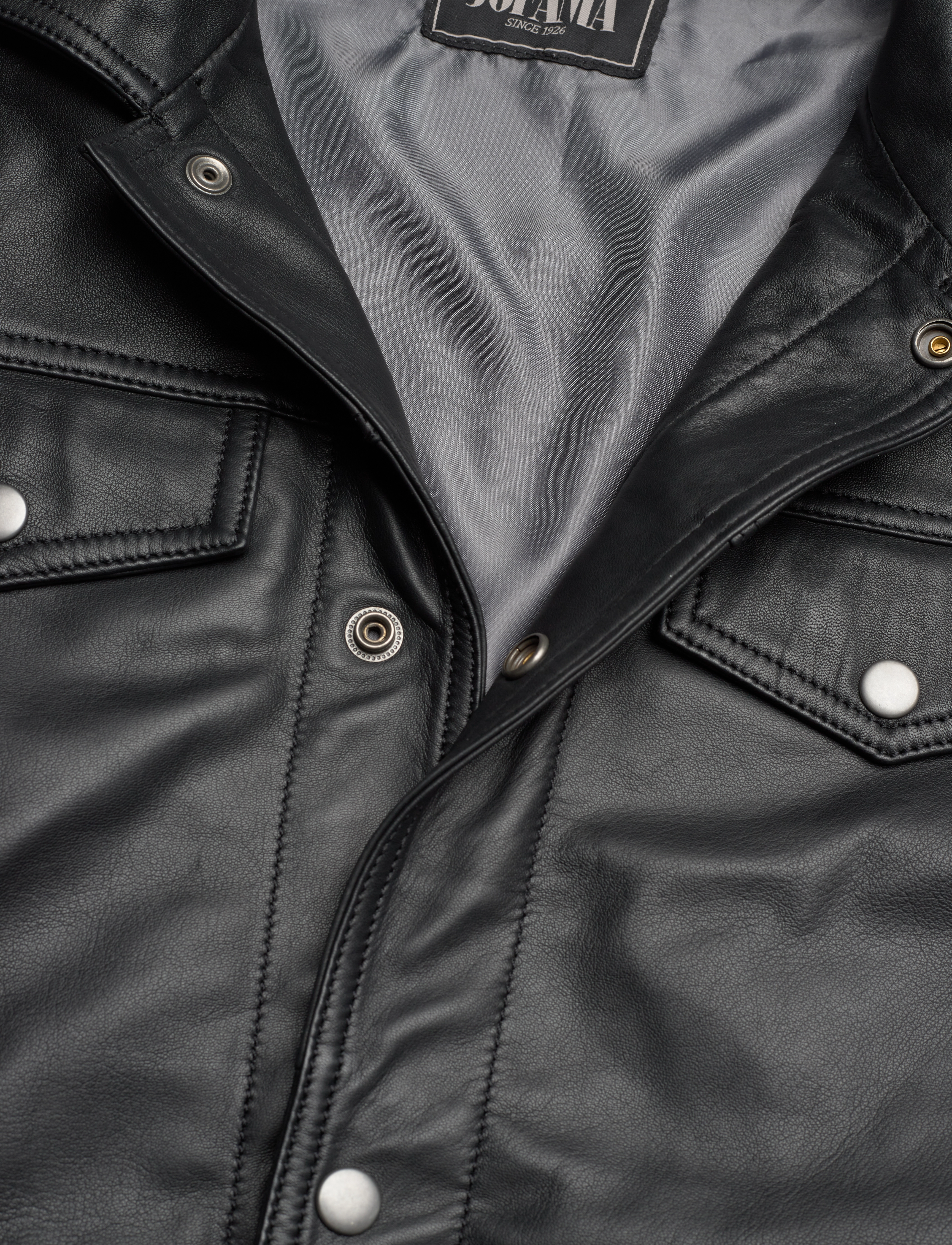 Jofama - Walter Leather Bomber Jacket - black - 2