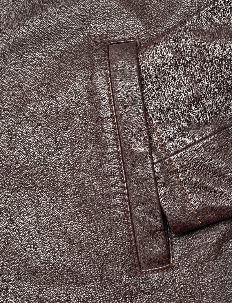 Jofama - James Leather Jacket - höstjackor - brown - 3