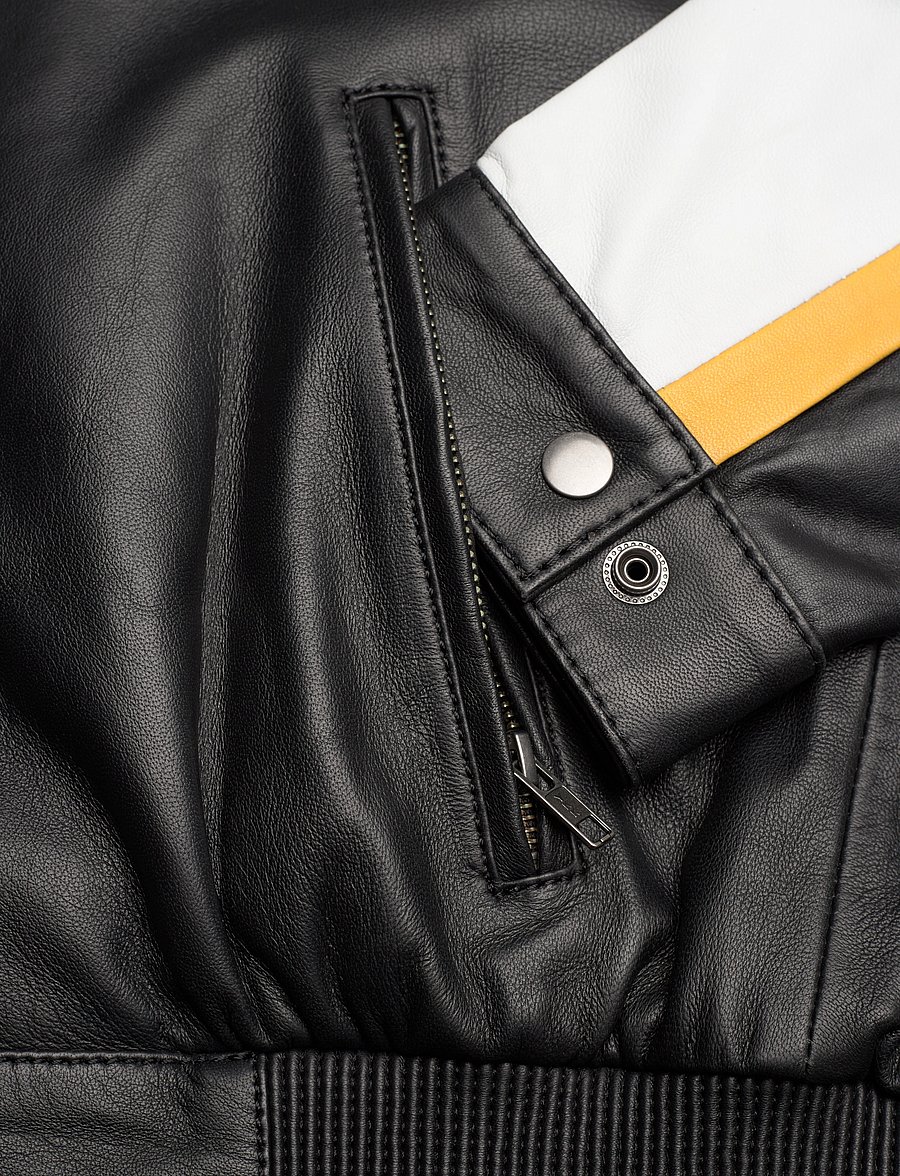 Jofama - Jordan Racer Bomber - frühlingsjacken - black/white - 3