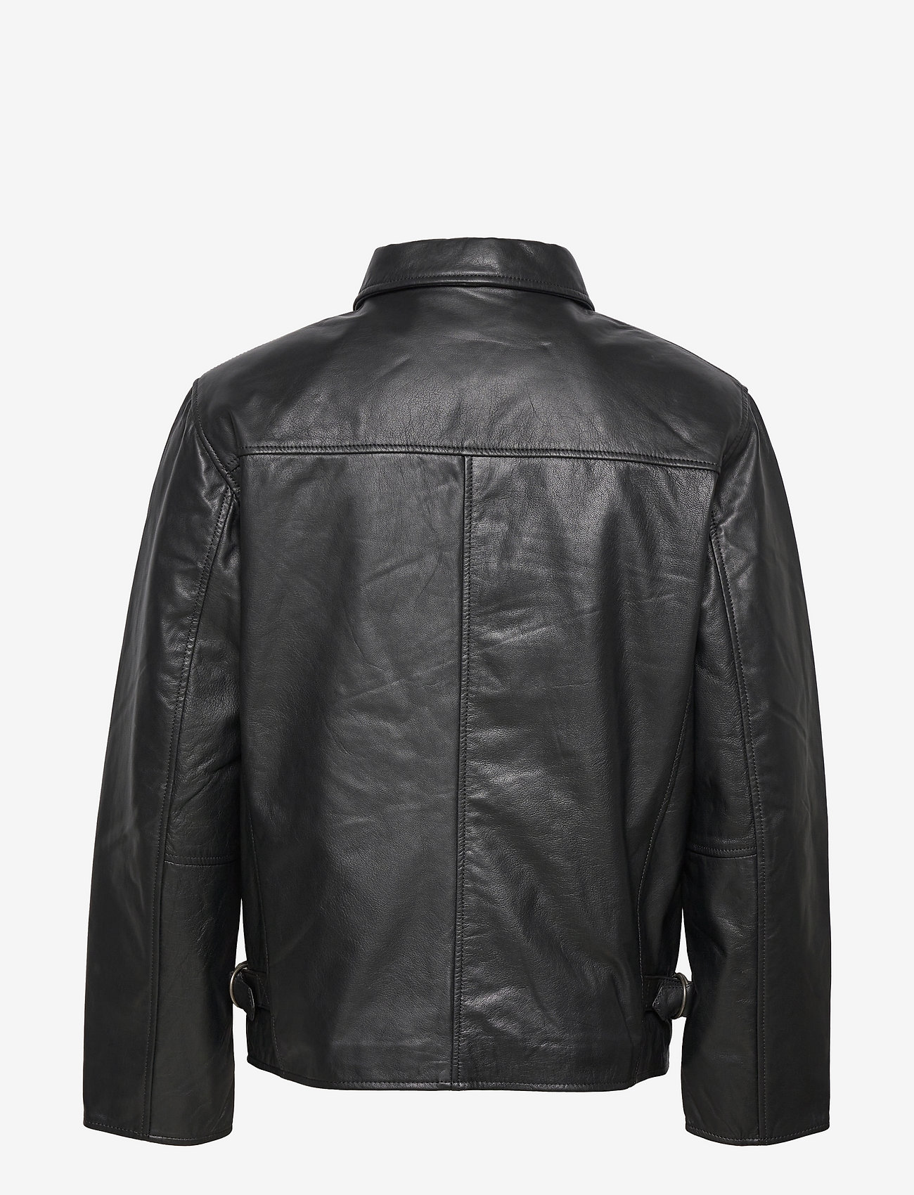 Jofama - Rusty Dusty Leather Jacket - lentejassen - black - 1