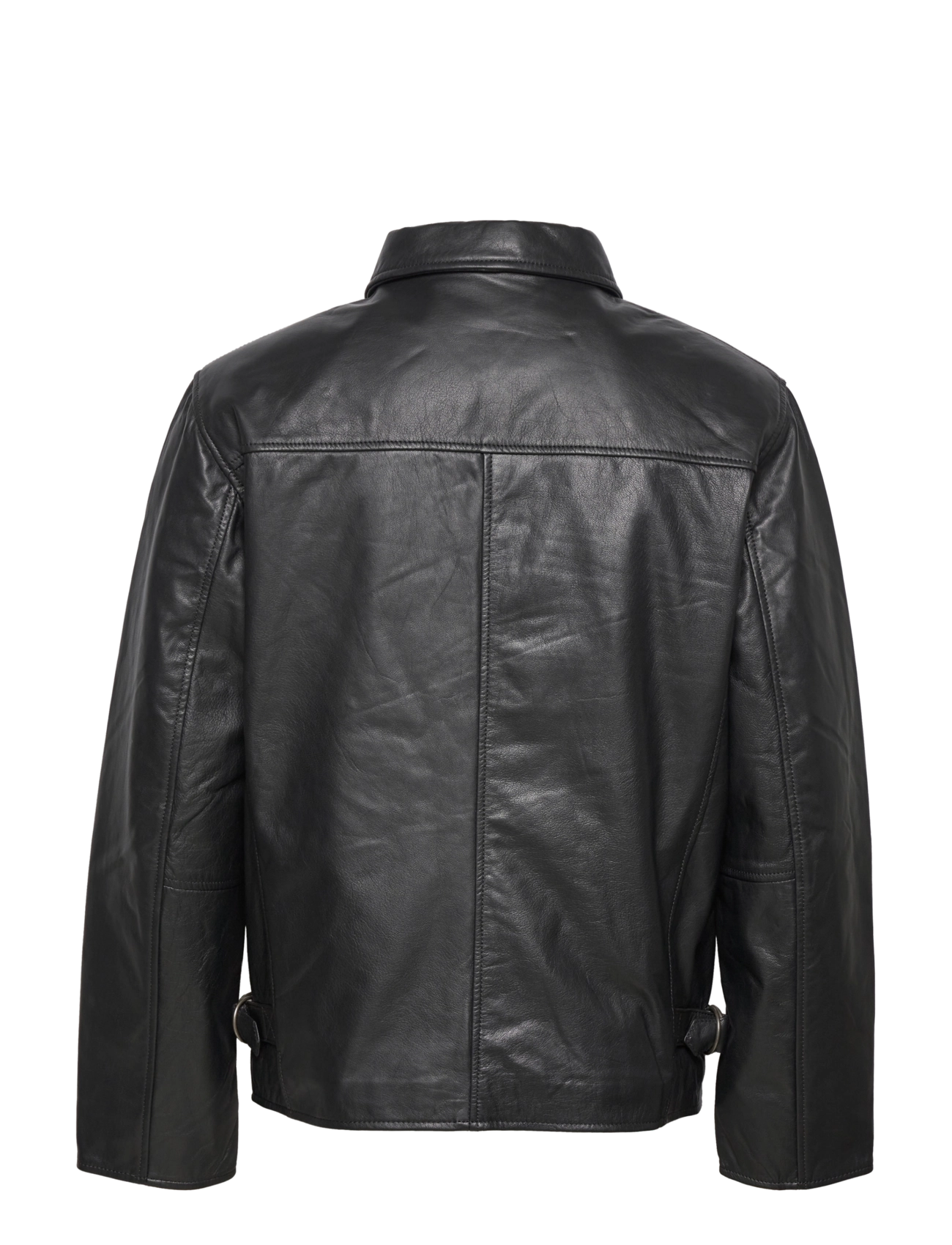 Jofama - Rusty Dusty Leather Jacket - virsdrēbes - black - 2