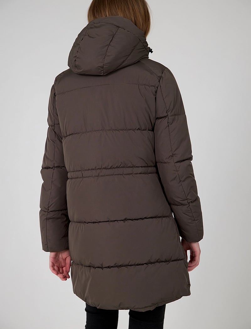 Jofama - Caroline Puffer Coat - voodriga mantlid - mole - 4