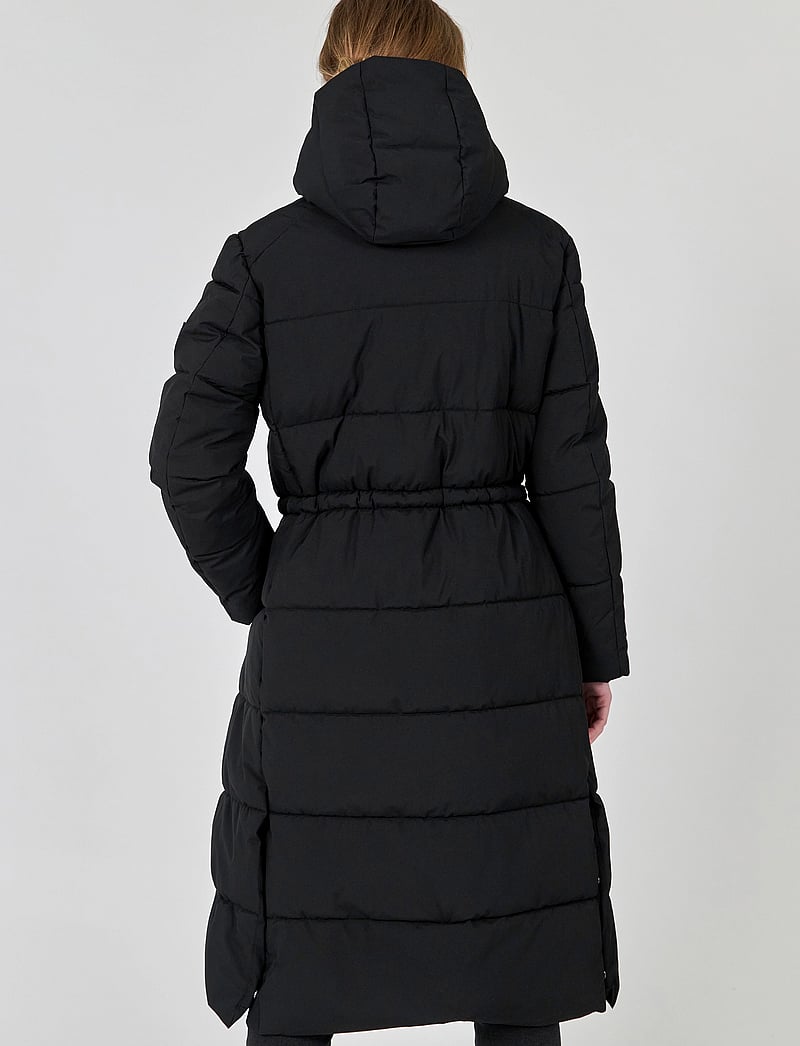 Jofama - Savannah Long Puffer Coat - vinterjakker - black - 3