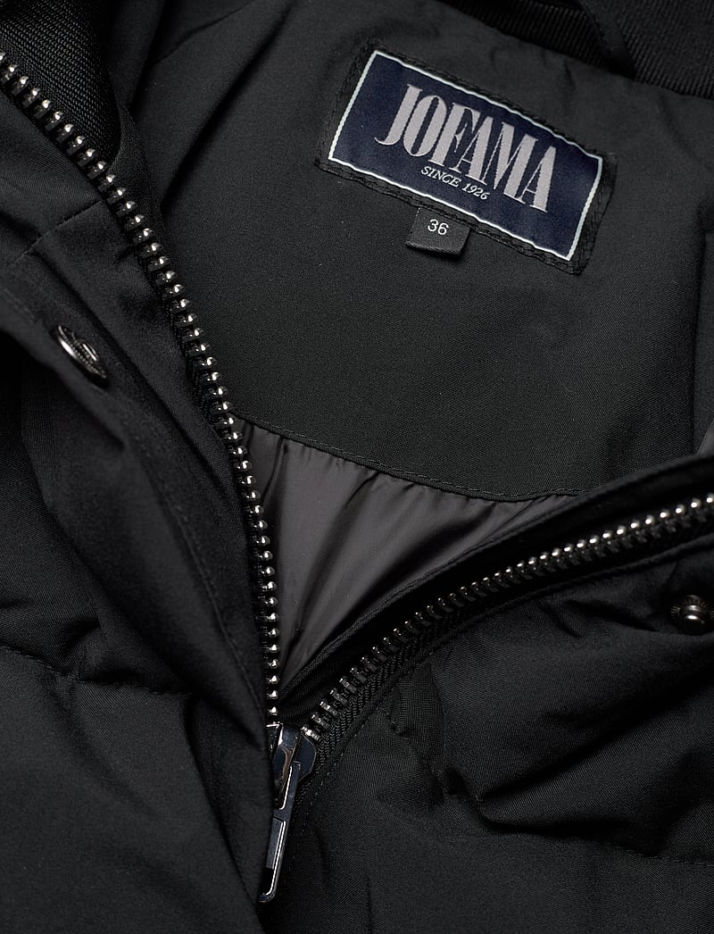 Jofama - Savannah Long Puffer Coat - vinterjakker - black - 5