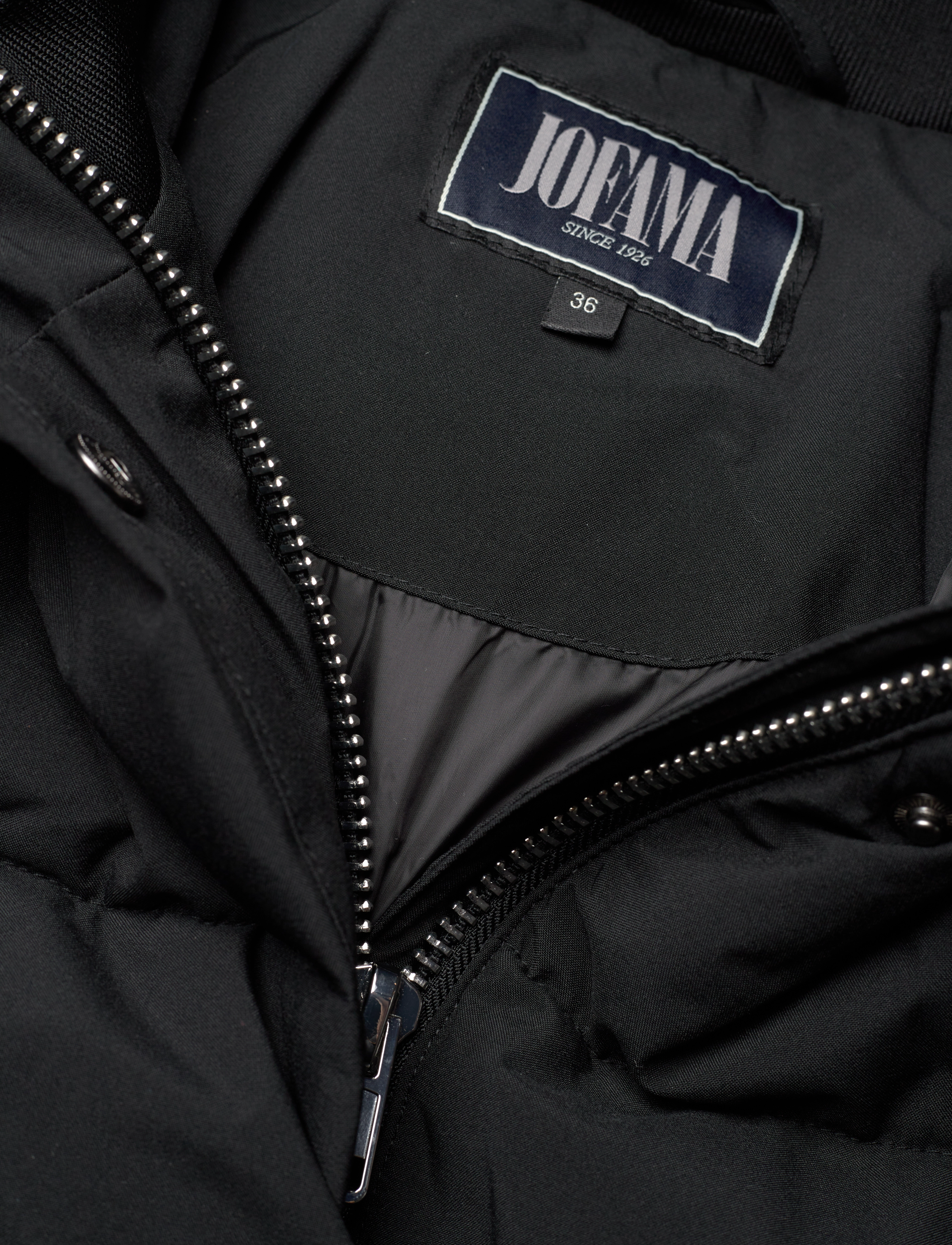 Jofama - Savannah Long Puffer Coat - vinterjakker - black - 5