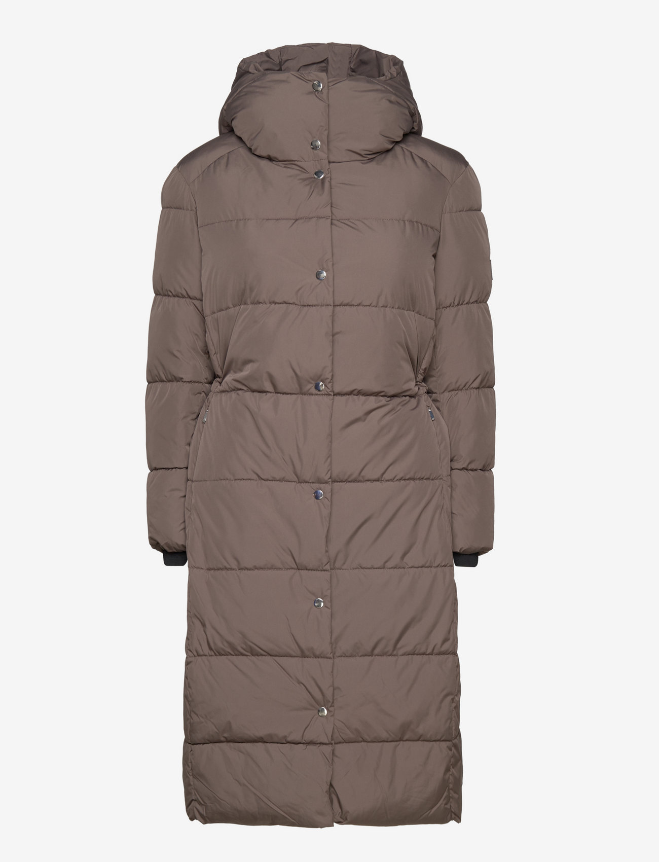 Jofama - Savannah Long Puffer Coat - gefütterte & daunenjacken - mole - 0