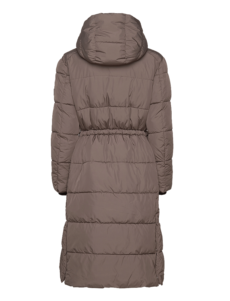 Jofama - Savannah Long Puffer Coat - vinterjakker - mole - 2
