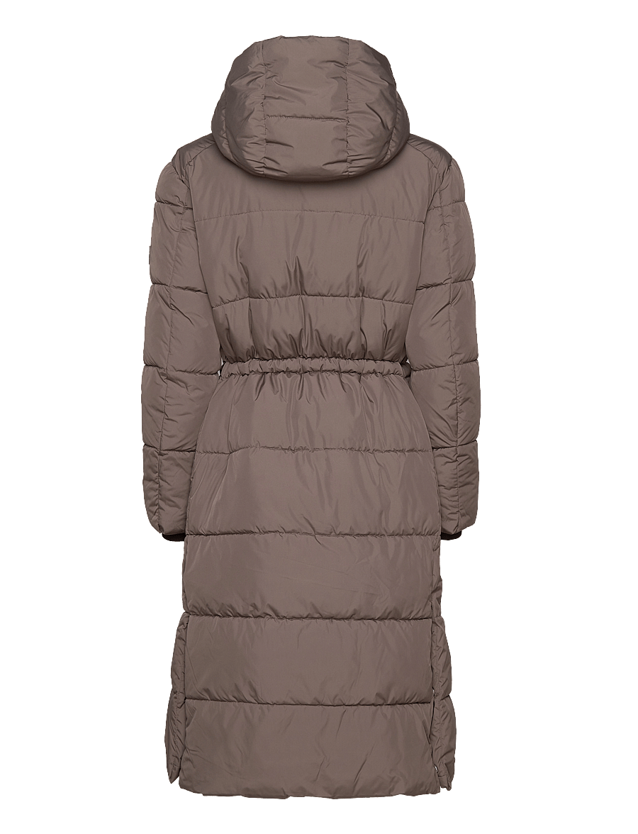 Jofama - Savannah Long Puffer Coat - talvejoped - mole - 2