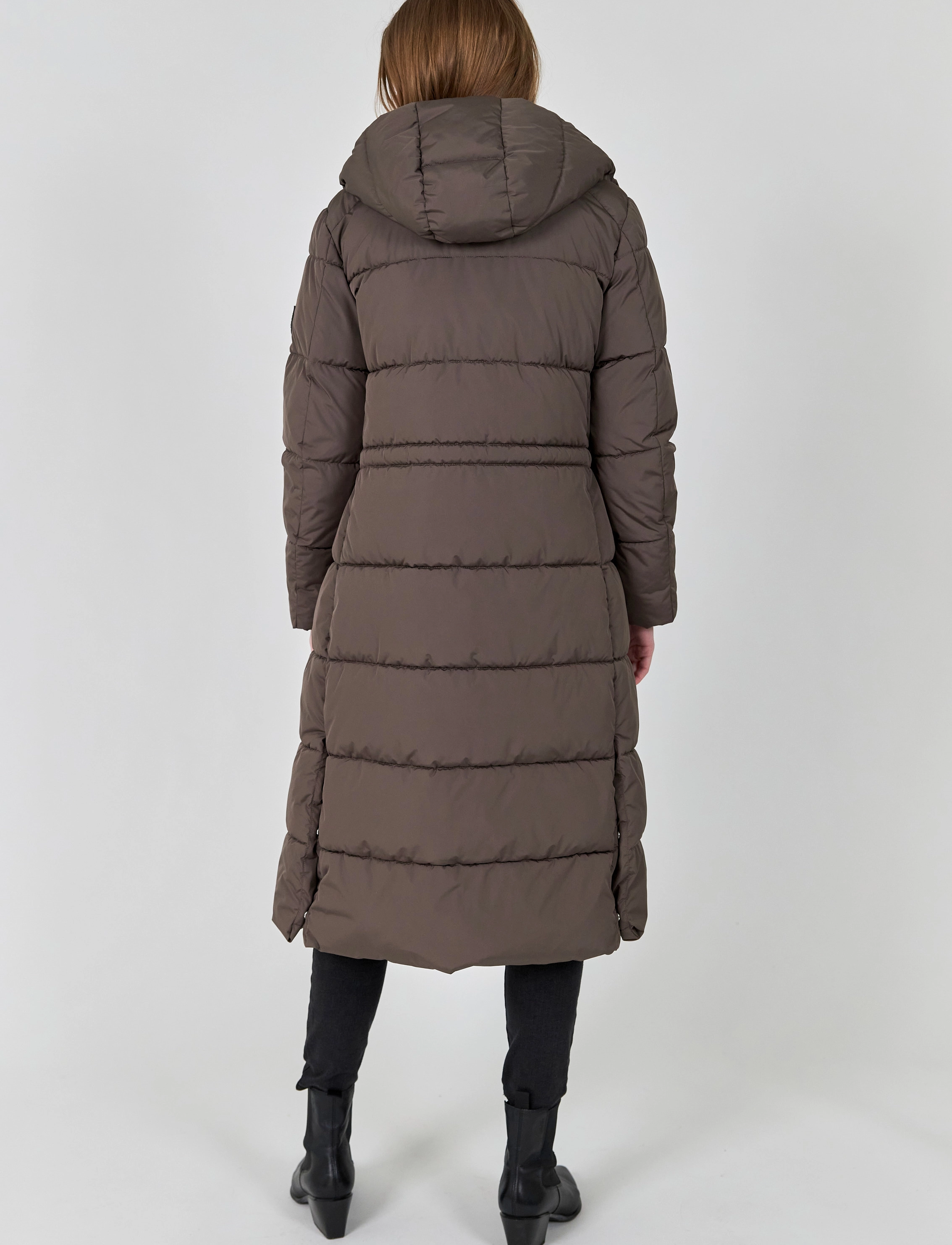 Jofama - Savannah Long Puffer Coat - dunjakker - mole - 3