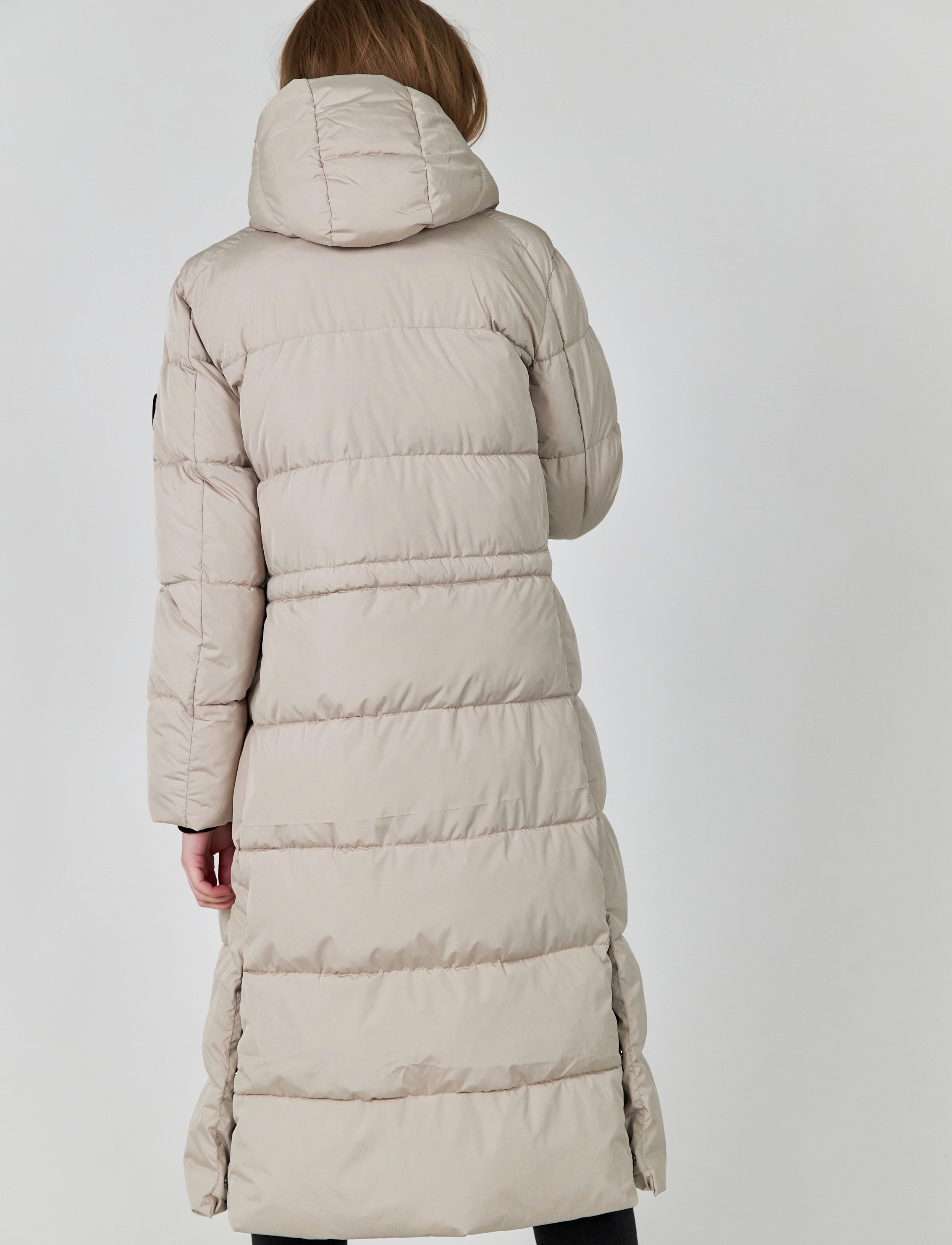 Jofama - Savannah Long Puffer Coat - dunjakker - oyster - 3