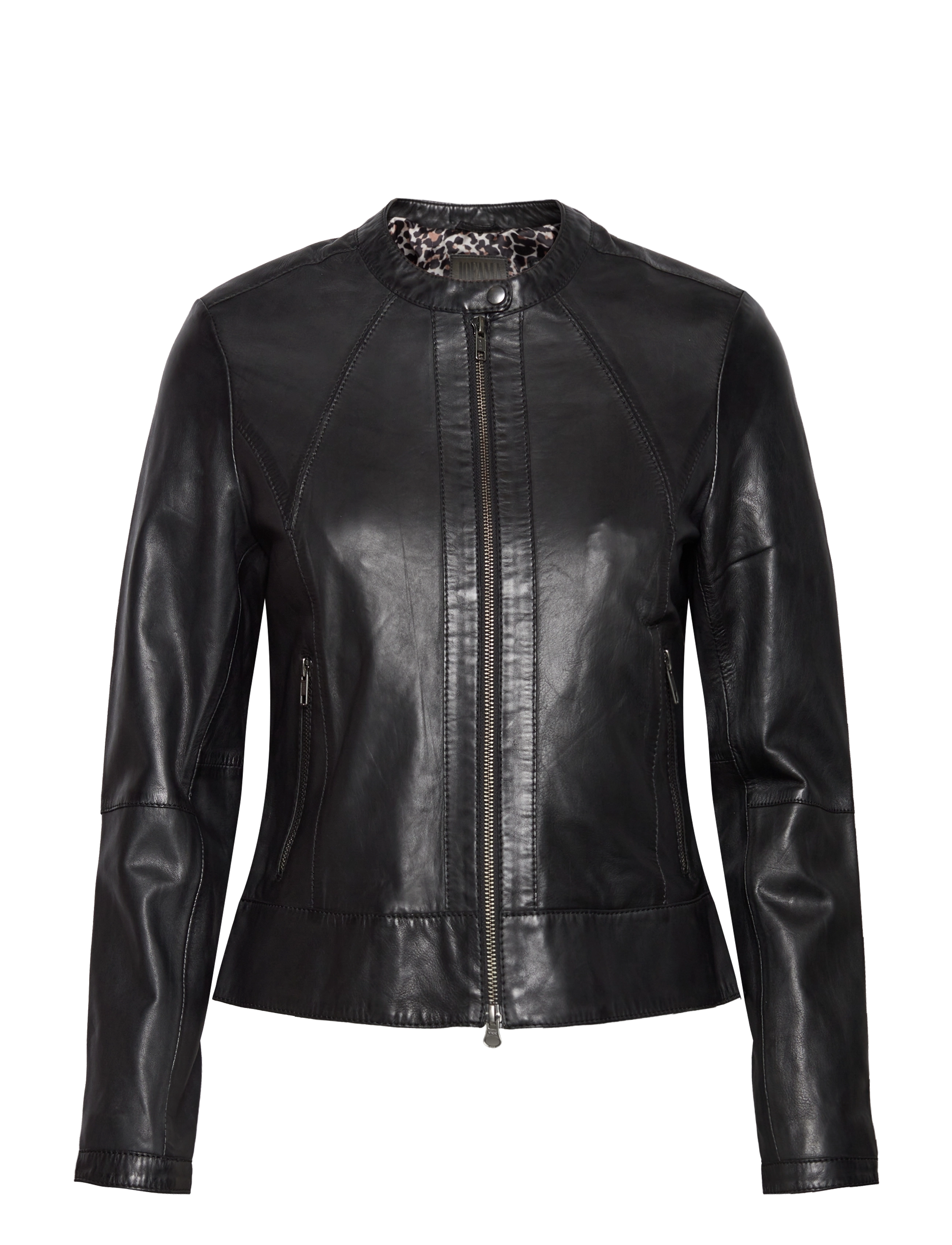 Jofama - Diora Classic Leather Jacket - black - 1