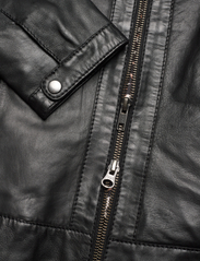 Jofama - Diora Classic Leather Jacket - kevättakit - black - 3