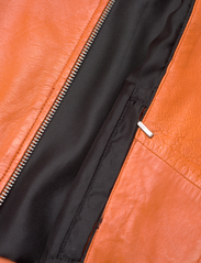 Jofama - Kaley Leather Biker - kevättakit - orange - 5
