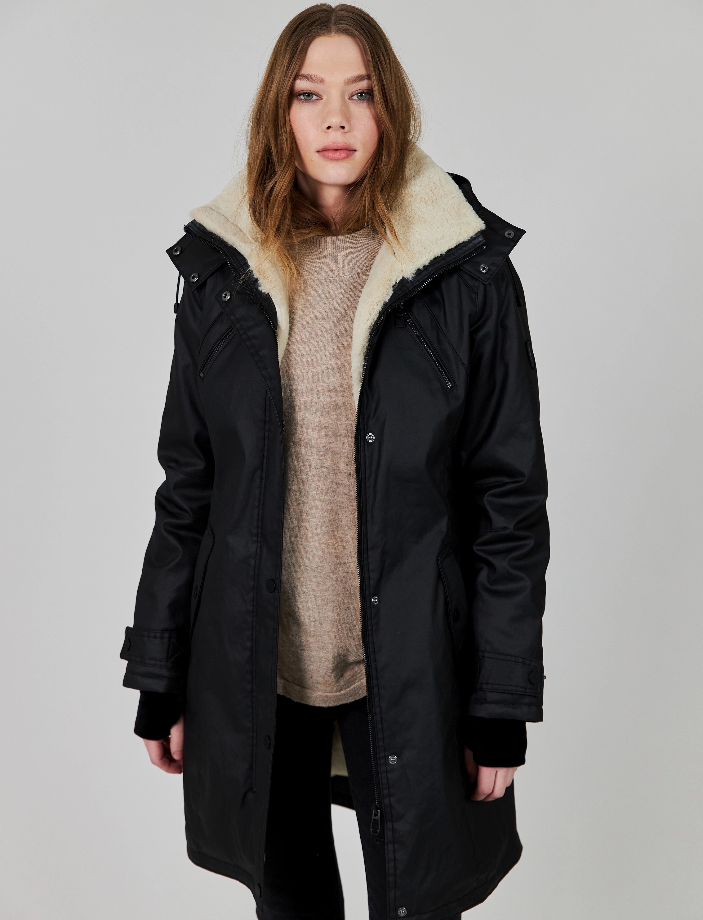 Jofama - Idun Canvas Parka - black - 2