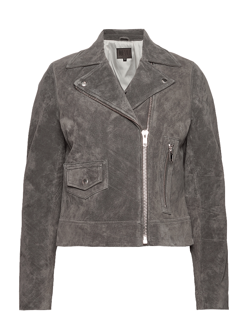 Jofama - Andrea Suede Biker - jackor - dusk green - 0