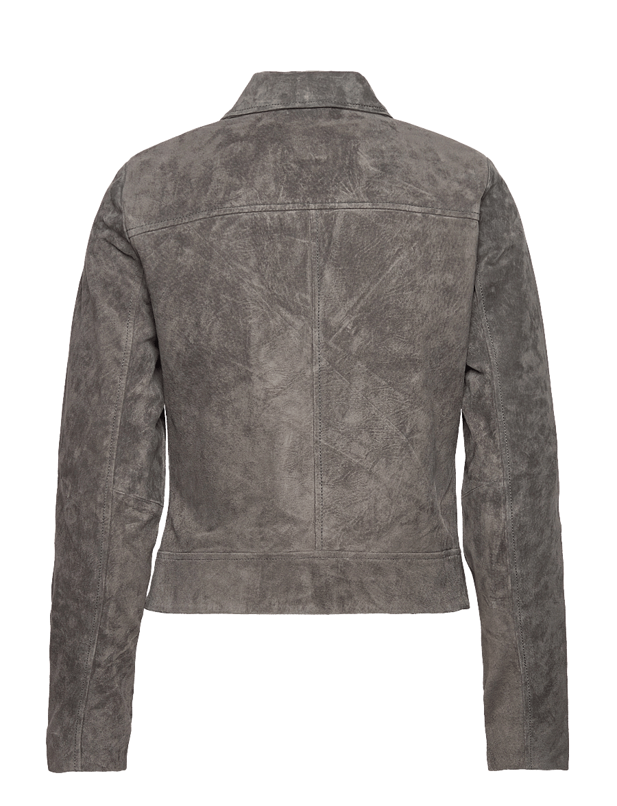 Jofama - Andrea Suede Biker - jacken - dusk green - 2