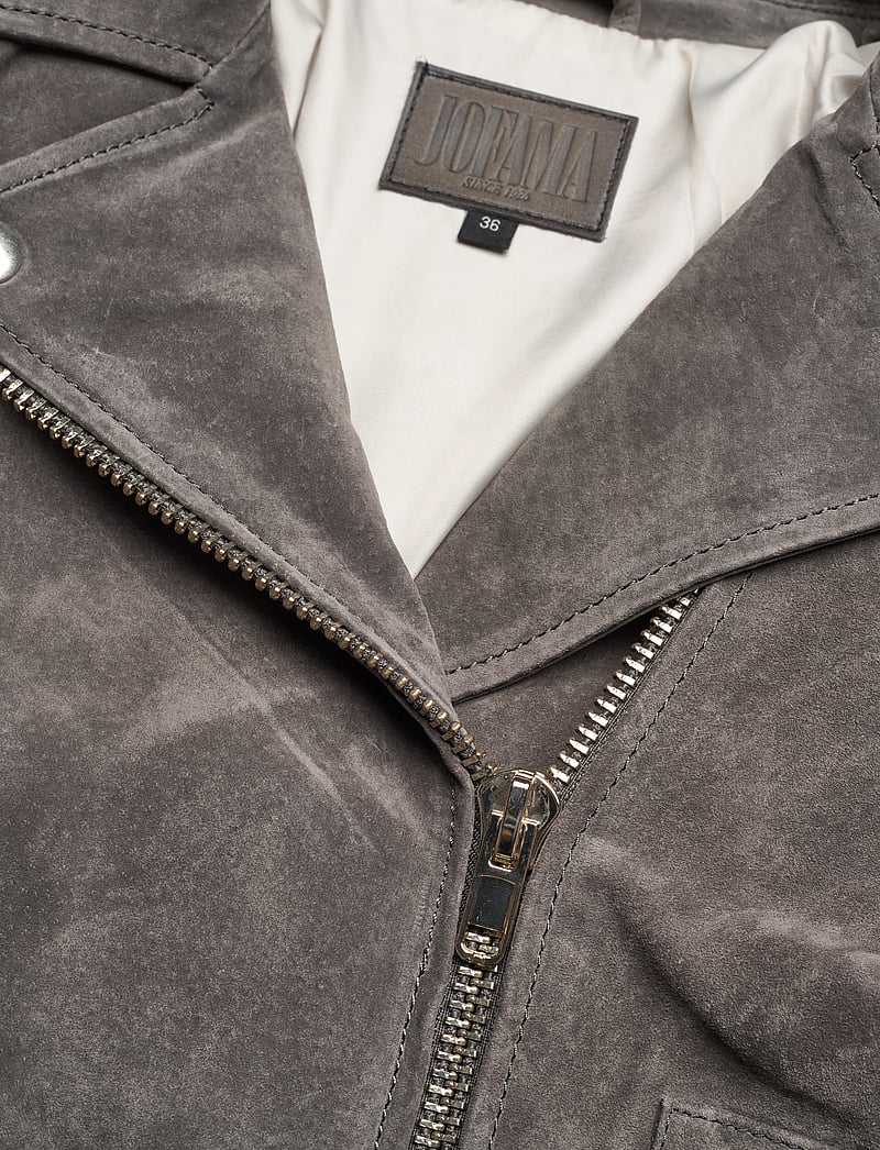 Jofama - Andrea Suede Biker - jackor - dusk green - 3