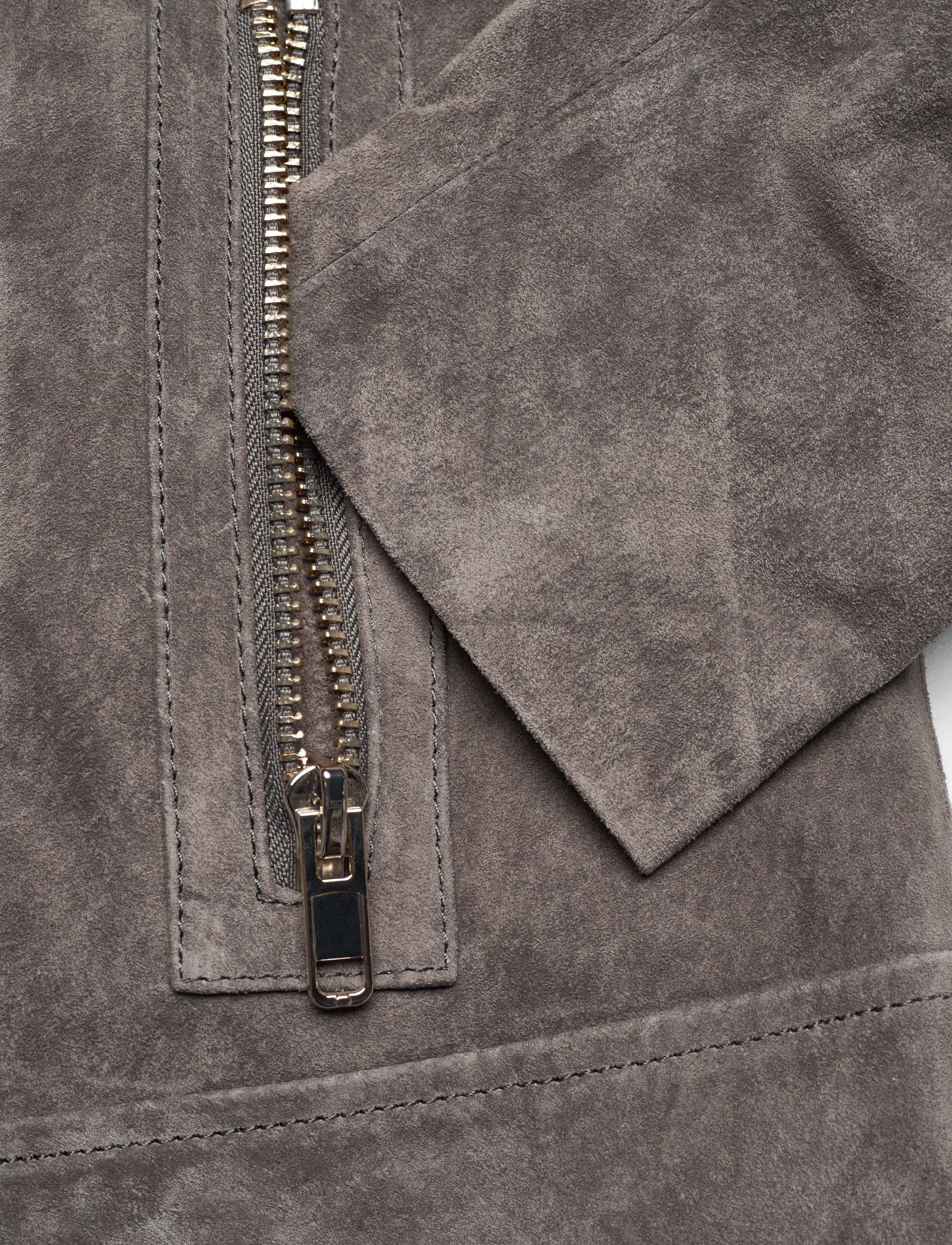 Jofama - Andrea Suede Biker - Üleriided - dusk green - 4