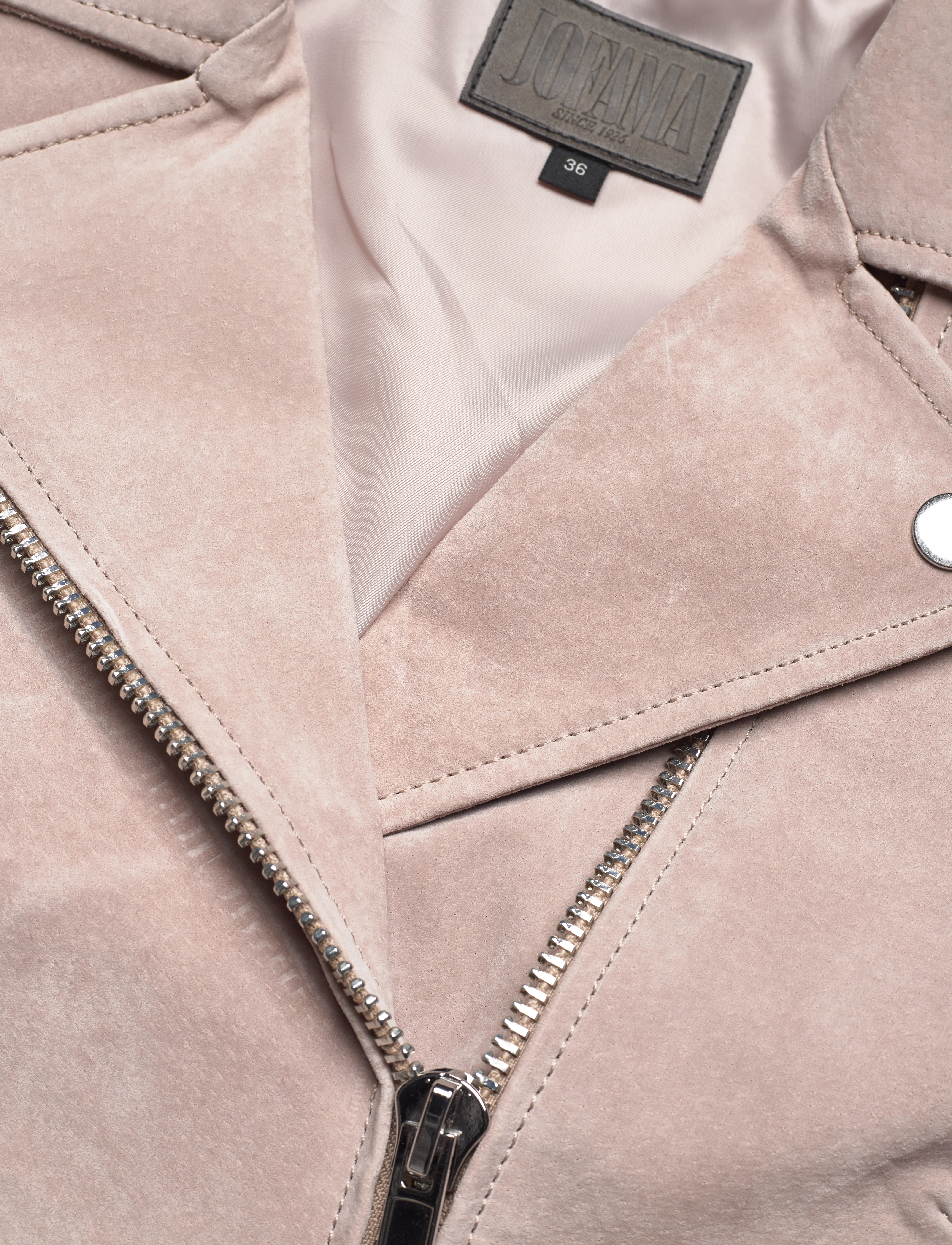 Jofama - Andrea Suede Biker - jacken - sand - 3