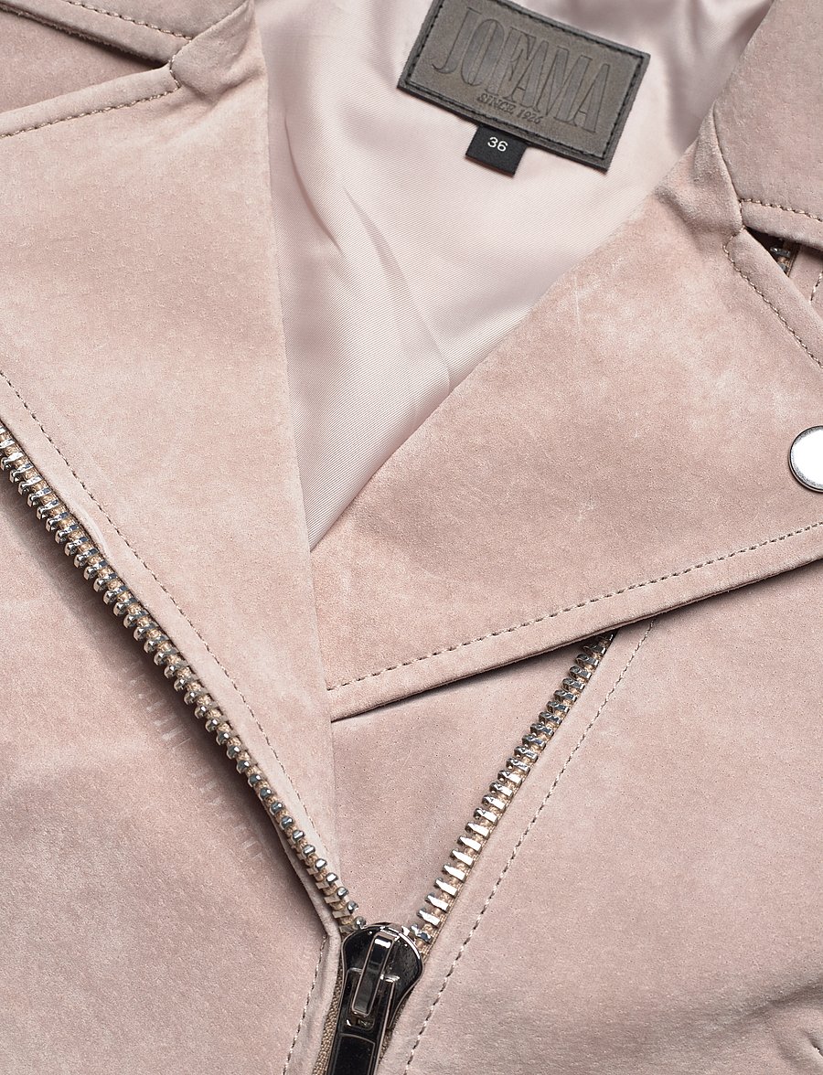 Jofama - Andrea Suede Biker - jacken - sand - 3