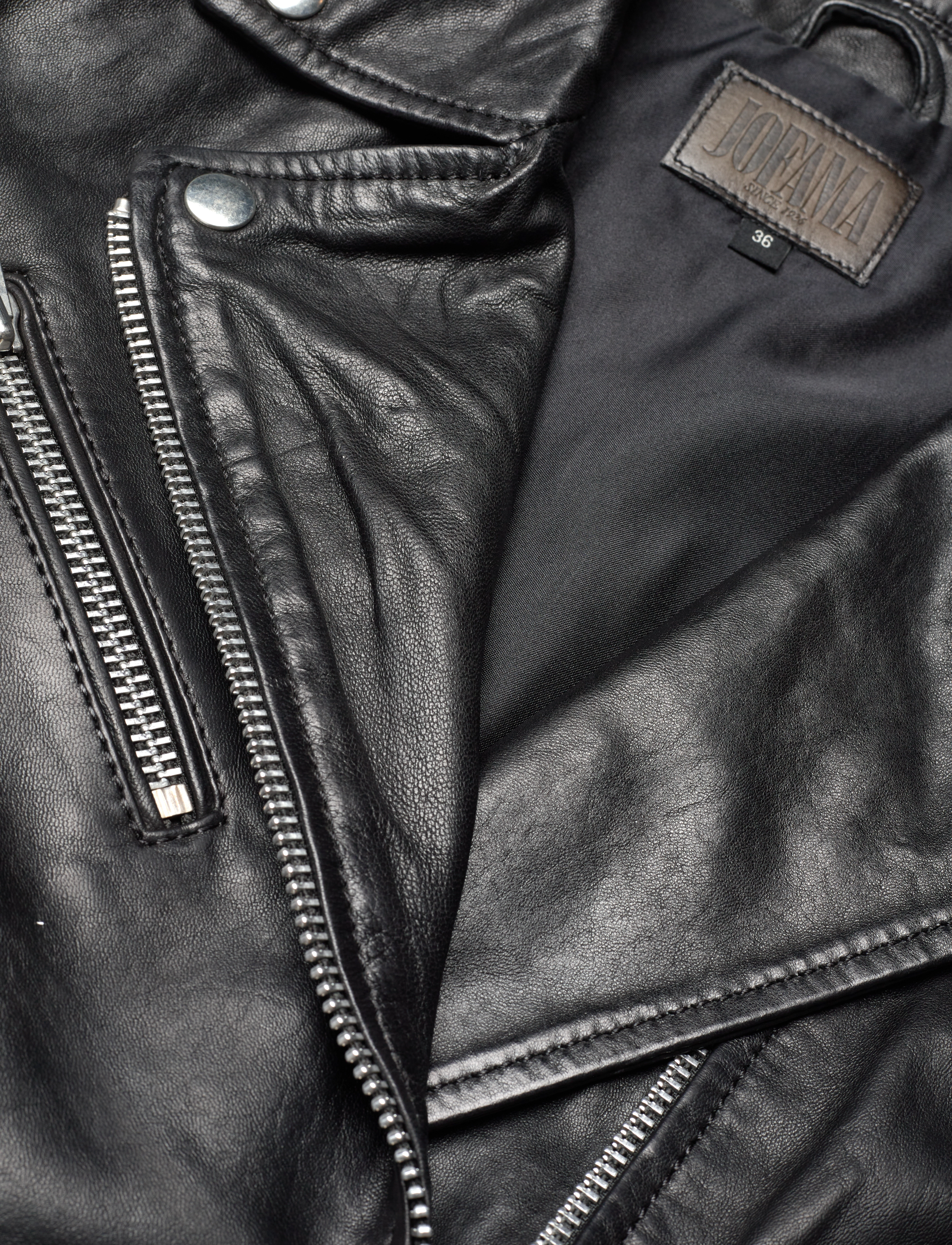Jofama - Rachel Leather Biker - black - 3