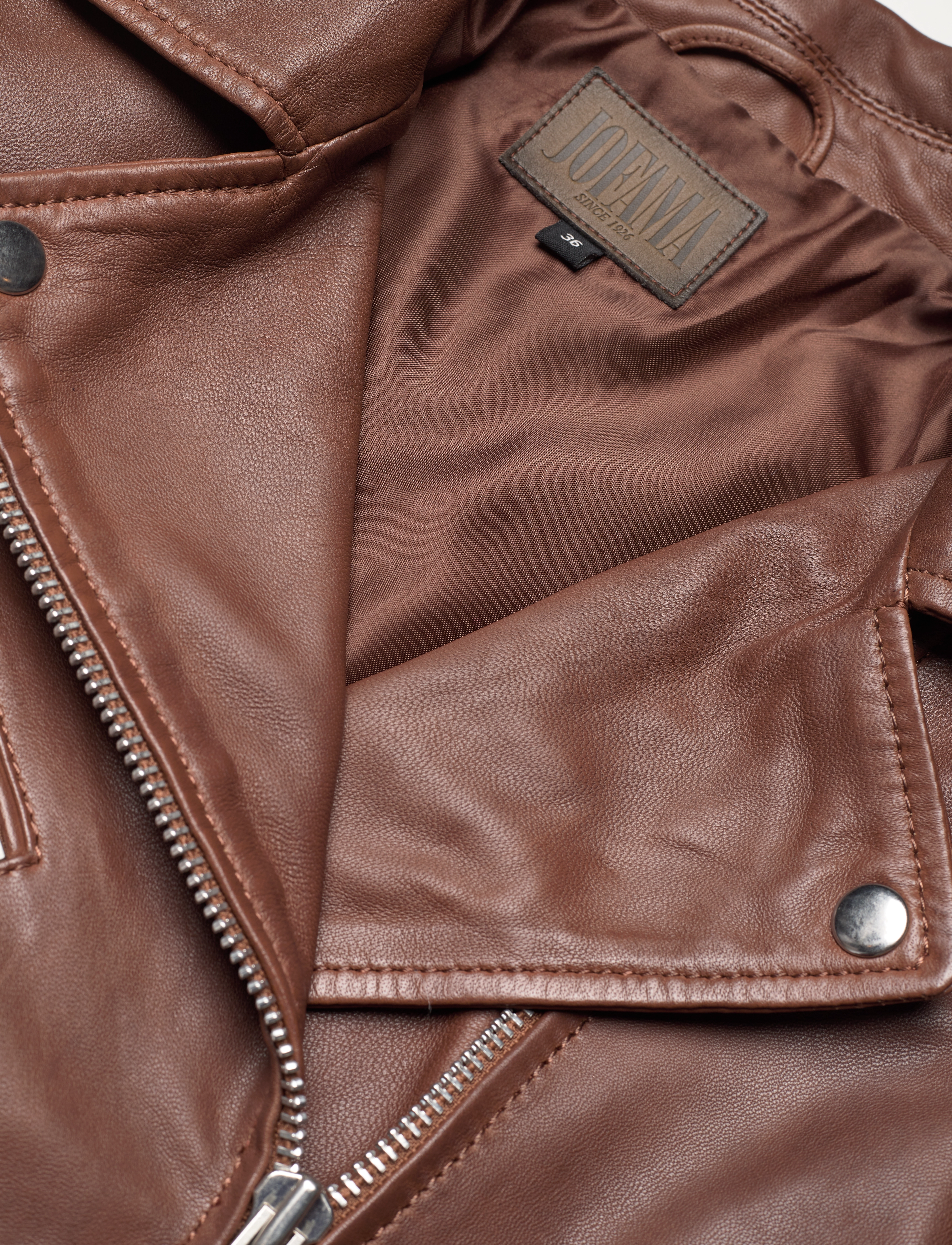 Jofama - Rachel Leather Biker - cognac - 3