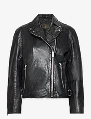 Jofama - Tessa Oversized Biker - spring jackets - black - 0