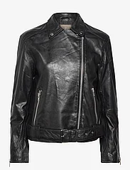 Jofama - Tessa Belted Oversized Biker - spring jackets - black - 2