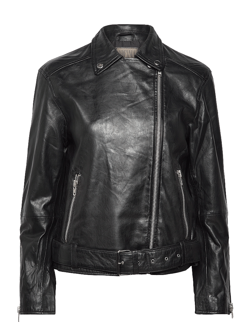 Jofama - Tessa Belted Oversized Biker - skinnjackor - black - 3